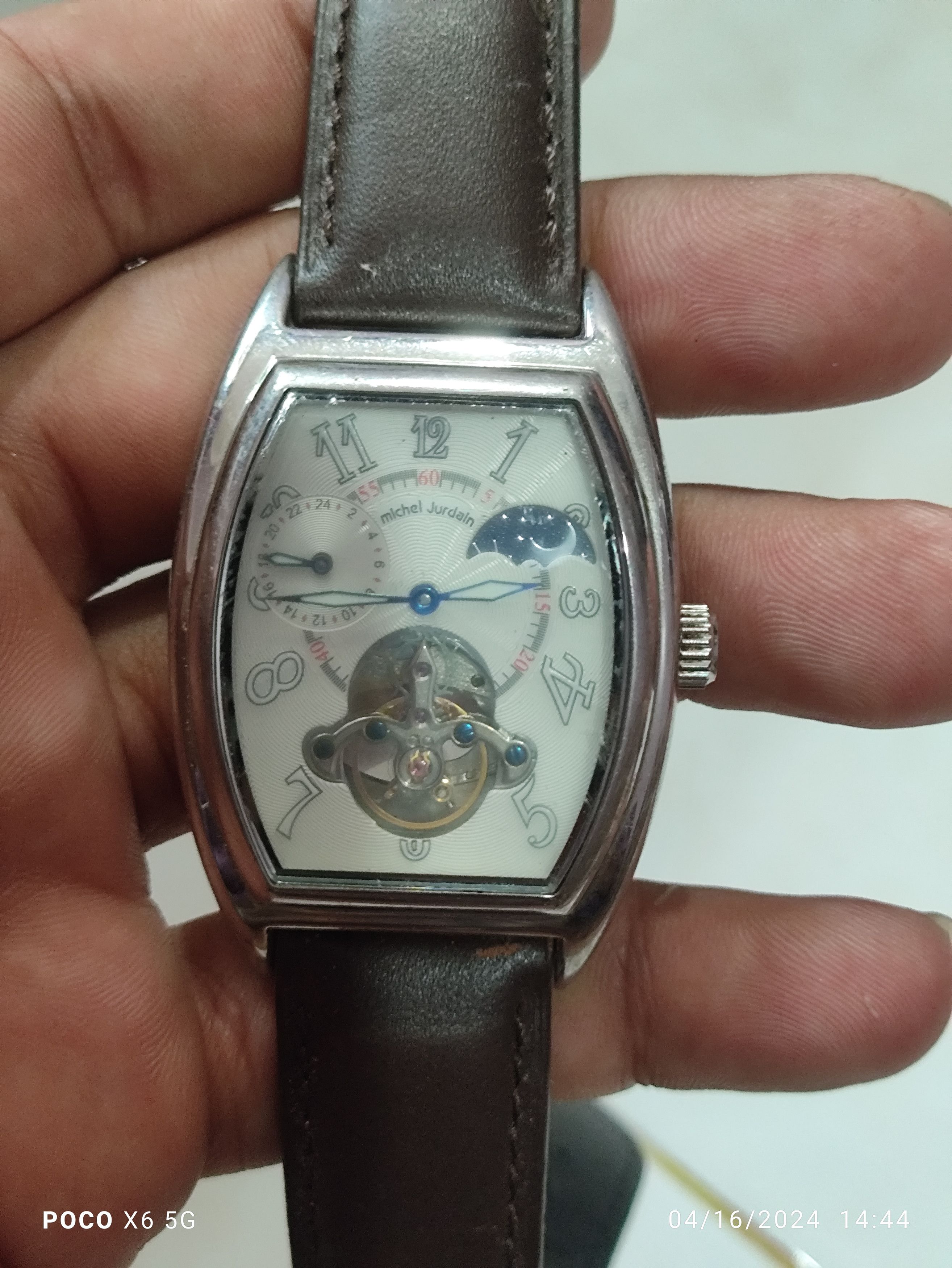 Vintage Vintage Luxury Automatic MICHEL JURDAIN "Engine Transparent" Size ONE SIZE - 3 Thumbnail