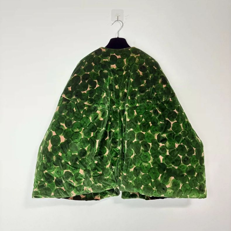 Dries Van Noten DRIES VAN NOTEN Green pattern coat Size S / US 4 / IT 40 - 4 Thumbnail