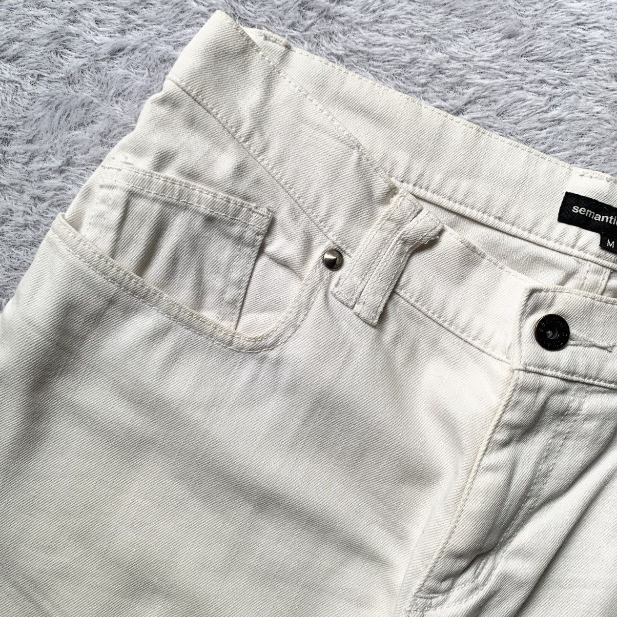 semanticdesign Japanese brand semantic design curved denim pants Size US 32 / EU 48 - 4 Thumbnail