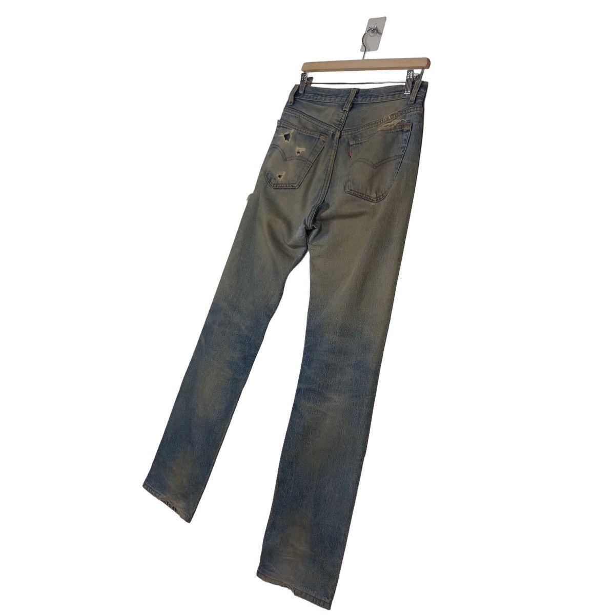 Levi's 🔥VINTAGE LEVI’S 552 BUTTON USA DISTRESSED DESIGN RUSTY Size US 30 / EU 46 - 9 Thumbnail