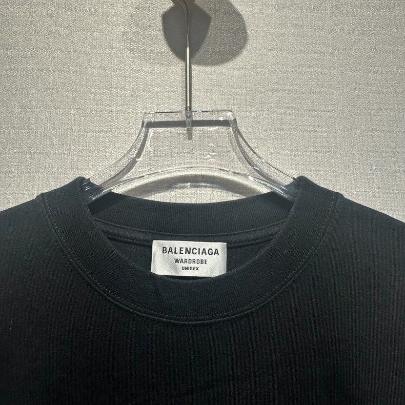 Balenciaga Balenciaga Mosaic Blurred Logo BB Letter Loose Short Sleev Size US XS / EU 42 / 0 - 5 Thumbnail