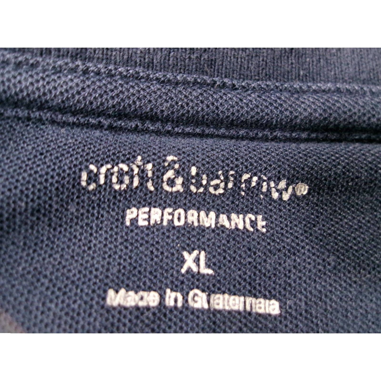 Croft & Barrow CROFT & BARROW Polo Shirt Men XL Blue Solid Performance Casual Preppy Classic Size US XL / EU 56 / 4 - 6 Thumbnail