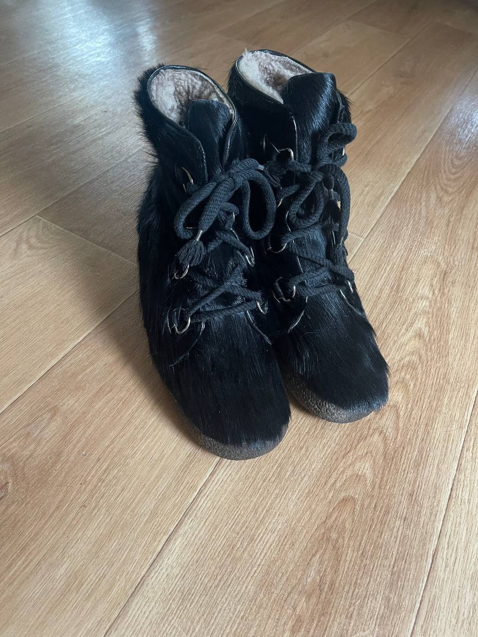 Genuine Leather × Japanese Brand × Vintage Genuine Fur Winter Boots Size US 9 / IT 39 - 5 Thumbnail