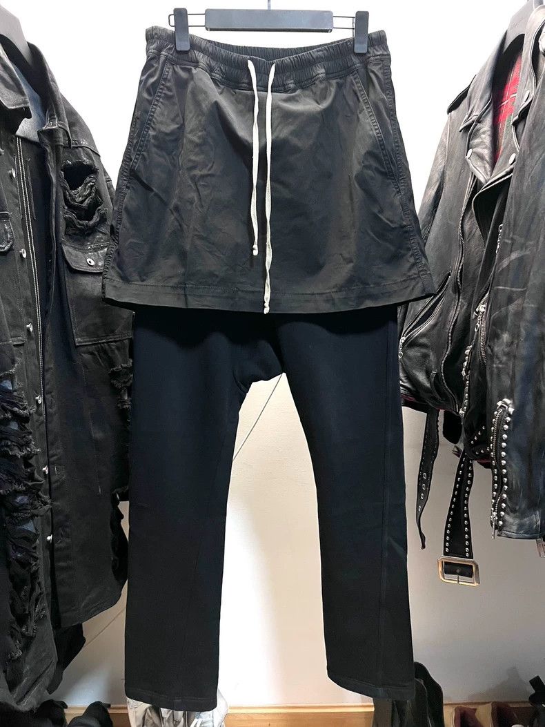 Rick Owens rick Owens size xs Double plush Mandarin jacket culottes st Size US 28 / EU 44 - 1 Thumbnail