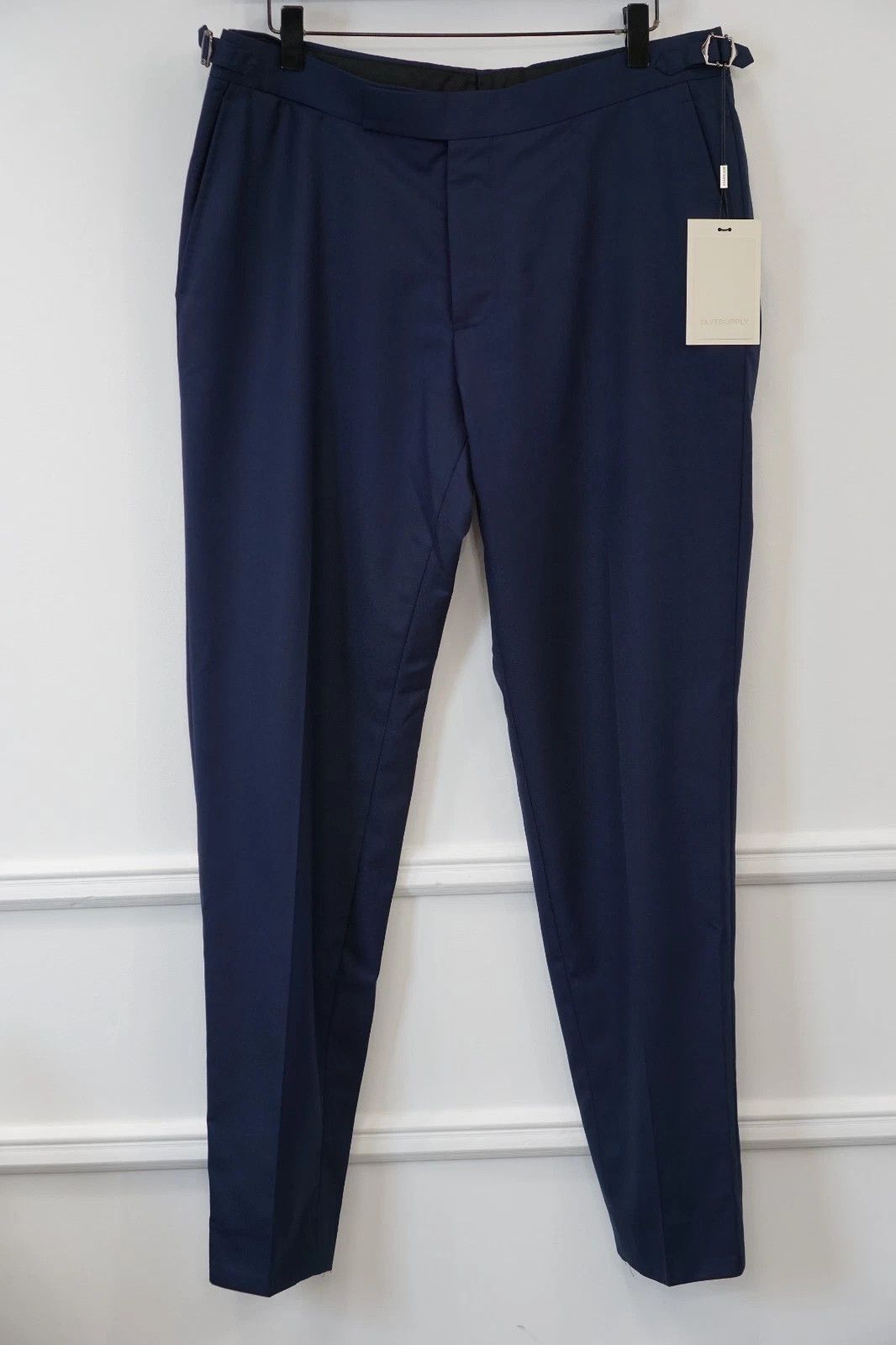Suitsupply Men Suitsupply Brescia Trousers Pants Wool 24 US38S JNJ449 Size 38S - 1 Thumbnail