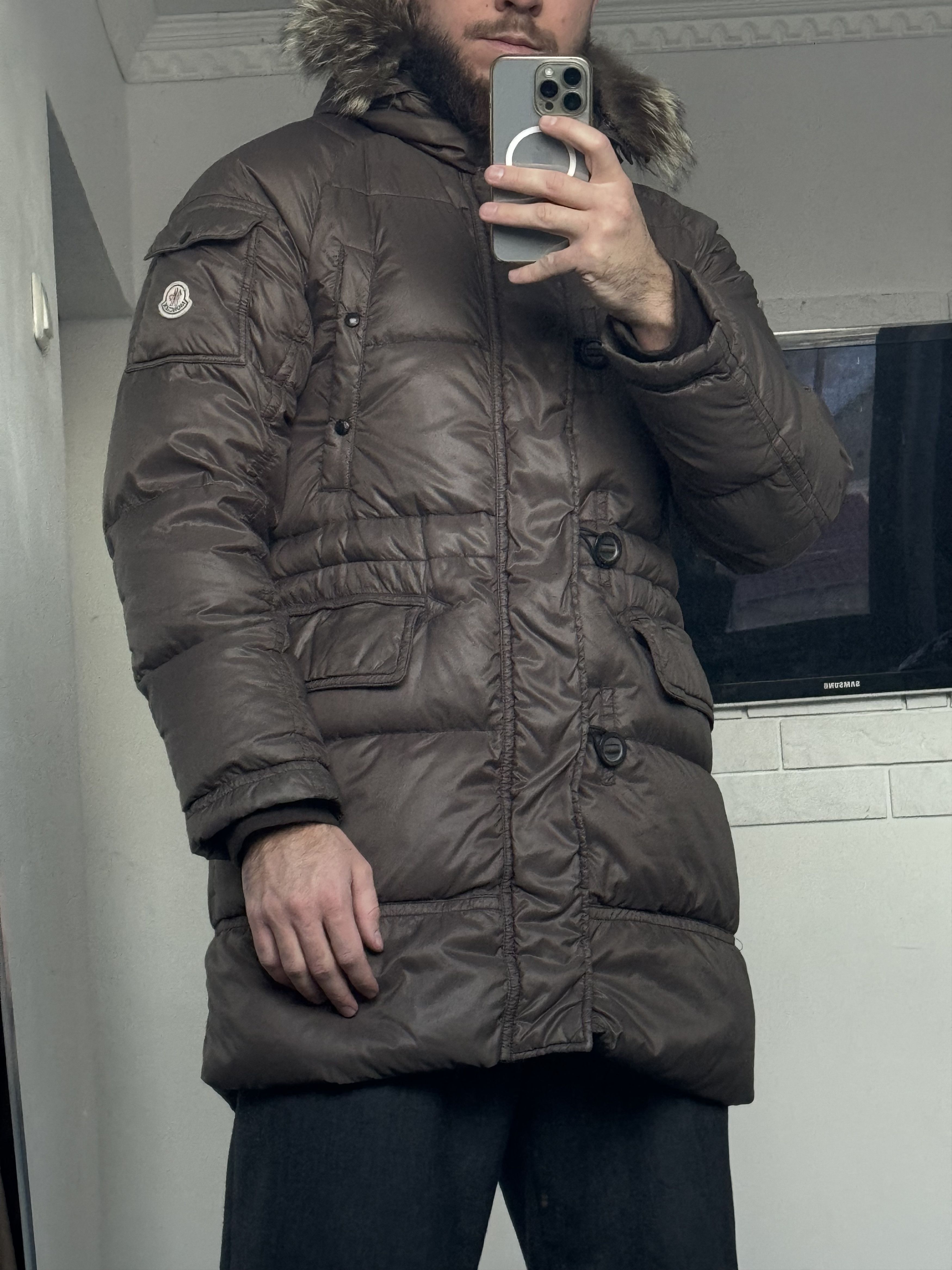 Moncler Moncler affton puffer parka jacket Cluny rod Size US L / EU 52-54 / 3 - 4 Thumbnail