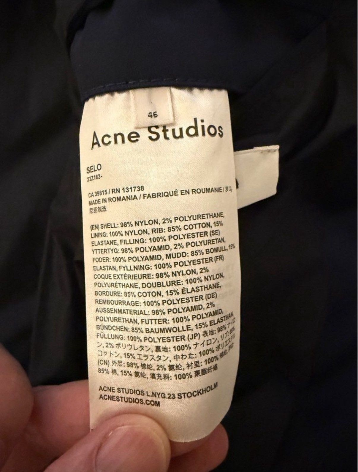 Acne Studios Acne Studios Selon Bomber Jacket Size US M / EU 48-50 / 2 - 3 Thumbnail