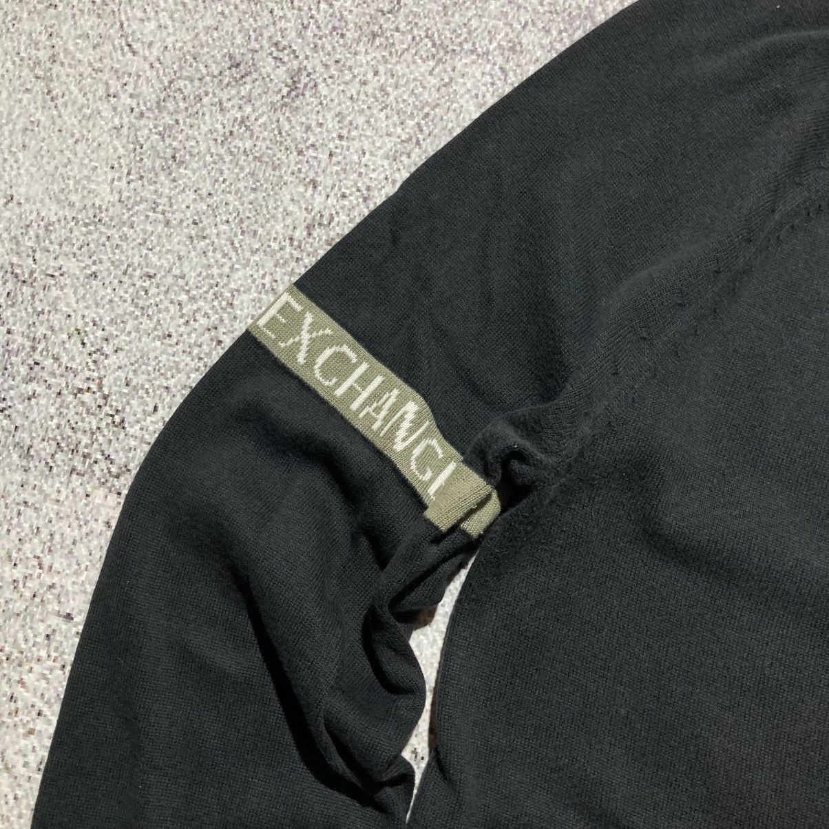 Armani Exchange Armani Exchange Logo Slevee Taped Ziphoodie Black Luxury Size US L / EU 52-54 / 3 - 7 Thumbnail