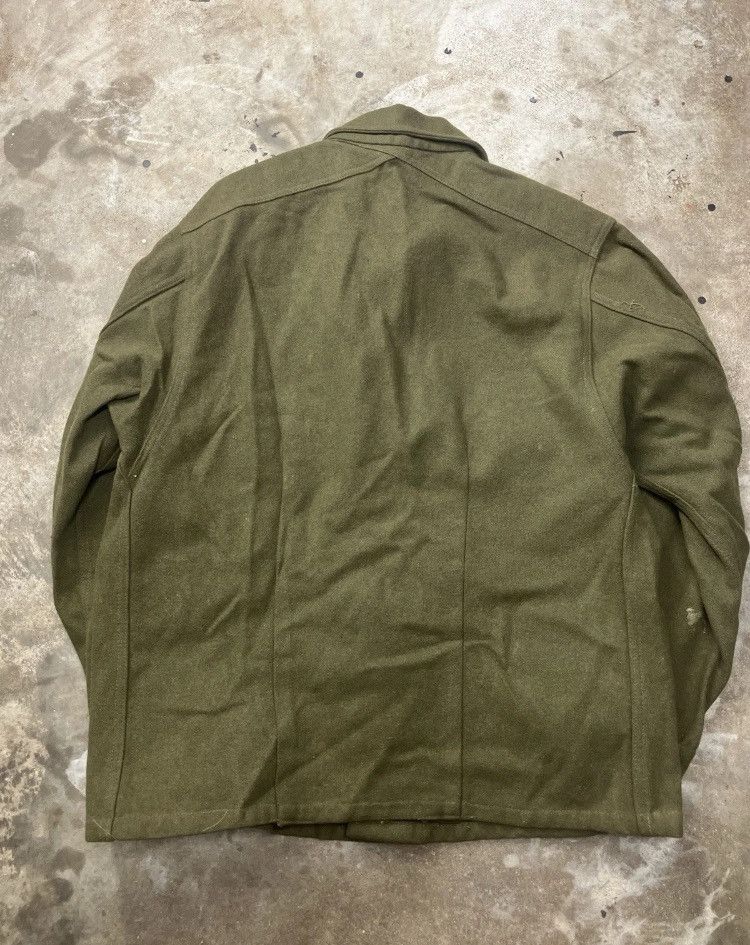 Vintage Vintage 1950s Korean War Era US Army OG-108 Wool Field Shirt Size US L / EU 52-54 / 3 - 4 Thumbnail
