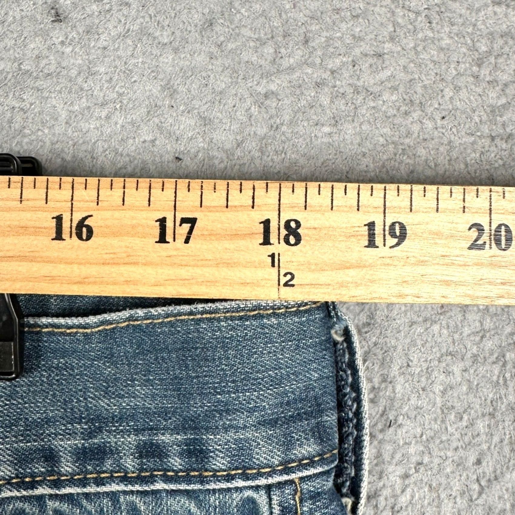 Levi's VINTAGE Levi's Red Jeans Bootcut 38x32 Mens Blue Denim 5-Pocket Size US 38 / EU 54 - 5 Thumbnail