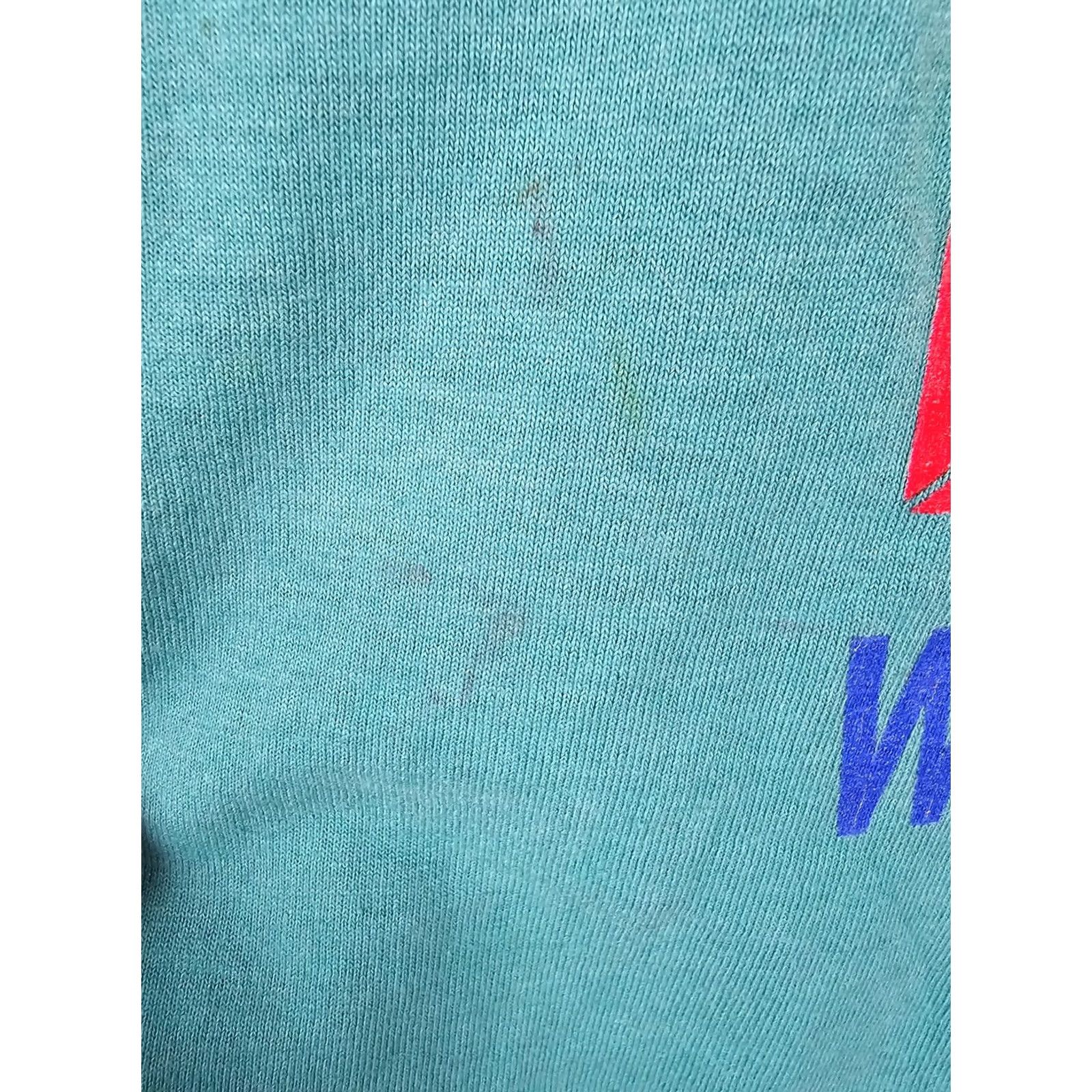 Fruit Of The Loom VINTAGE NARROW AISLE WOODSTOCK STYLE SINGLE STITCH T-SHIRT SZ LARGE Shirt Men XS? Size US L / EU 52-54 / 3 - 3 Thumbnail