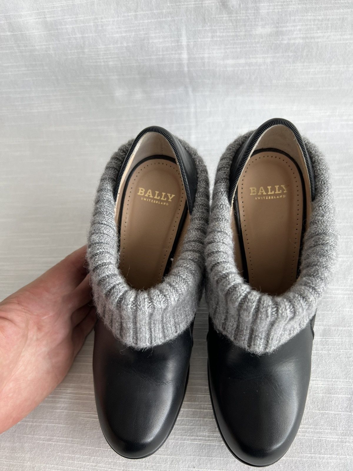 Bally Bally Leather Wool Women's Boots Black Size US 7 EU 37 1/2 Size US 7 / IT 37 - 9 Thumbnail