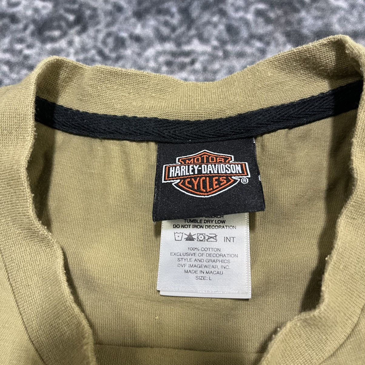 Harley Davidson Vintage Harley Davidson Embroidered Grunge Skater Large Size US L / EU 52-54 / 3 - 8 Thumbnail