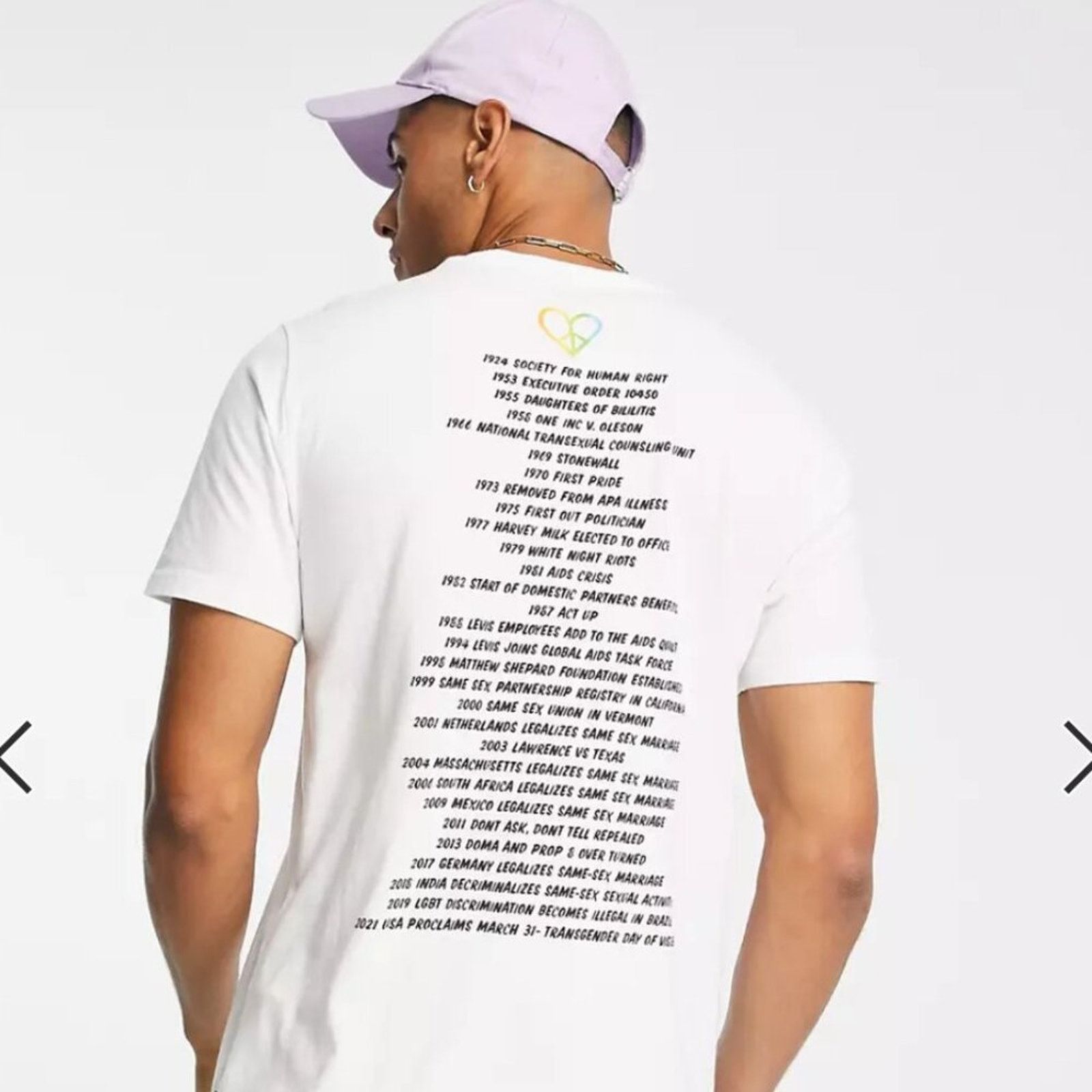 Levi's NWT Levi's Pride Community Tee in White Size US XS / EU 42 / 0 - 2 Thumbnail