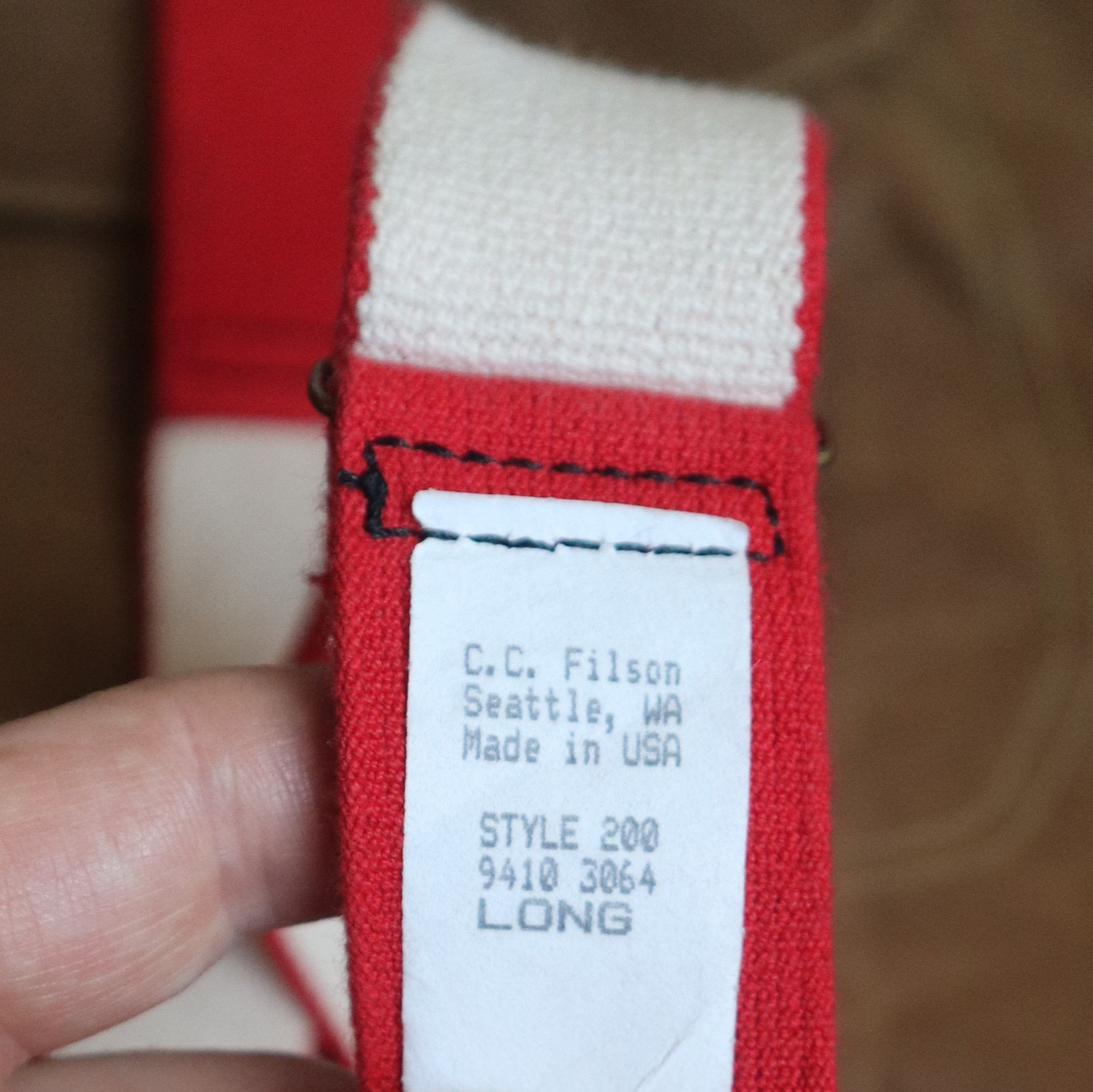 Filson double tin cloth sz36 inch waist and braces Size US 38 / EU 54 - 10 Thumbnail
