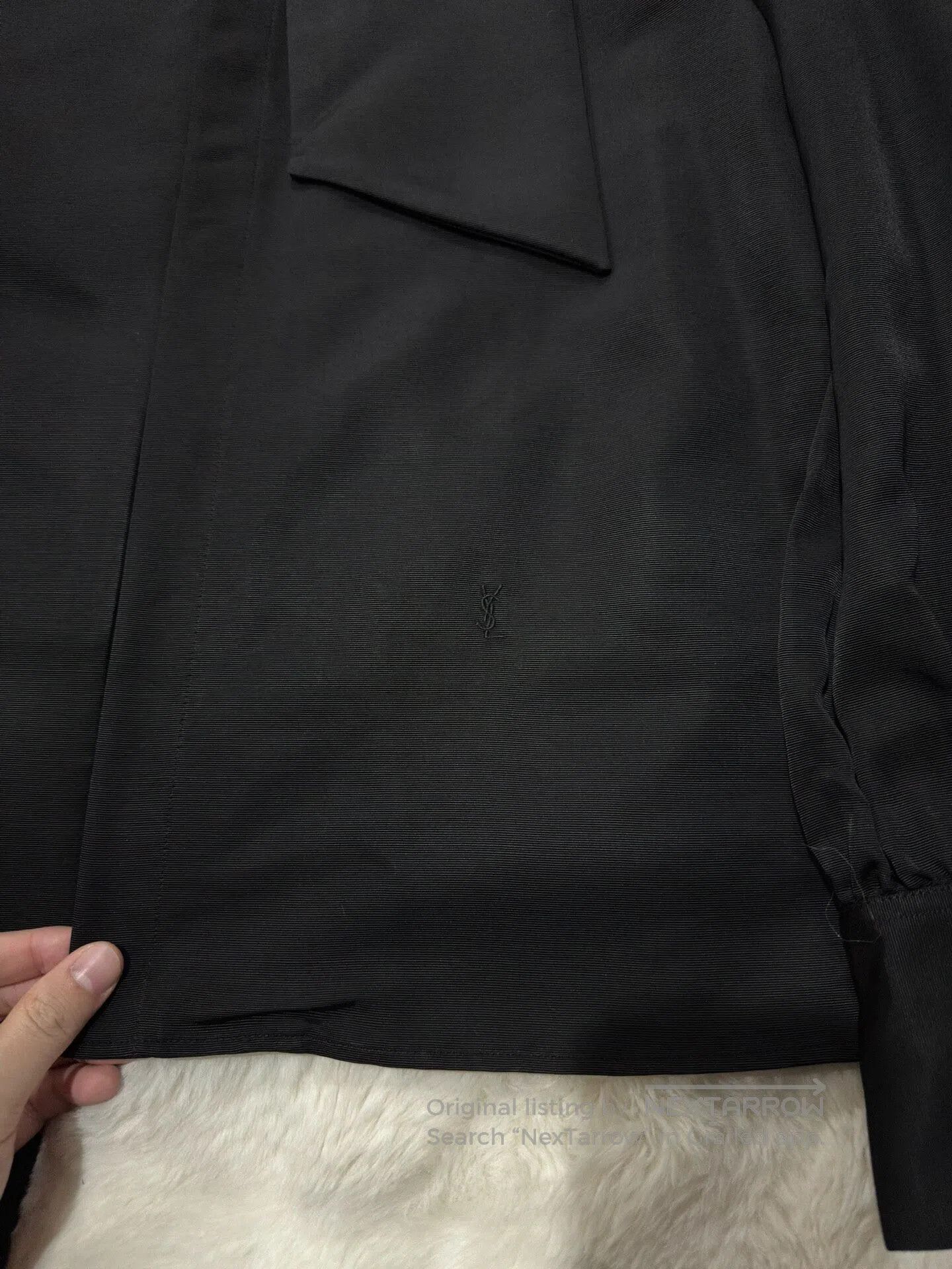 Saint Laurent Paris Saint Laurent Paris size 39 Large Bow Collar Shirt| Size US M / EU 48-50 / 2 - 4 Thumbnail