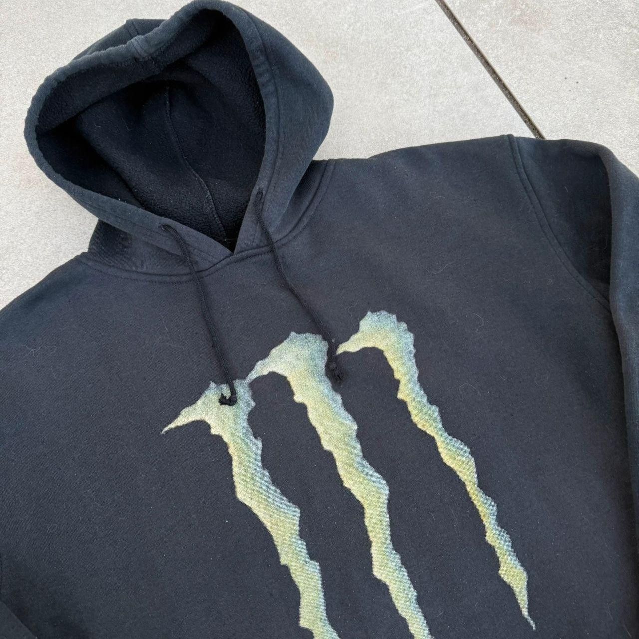 Vintage Monster Energy Vintage 90s Black Sweatshirt Size US L / EU 52-54 / 3 - 3 Thumbnail
