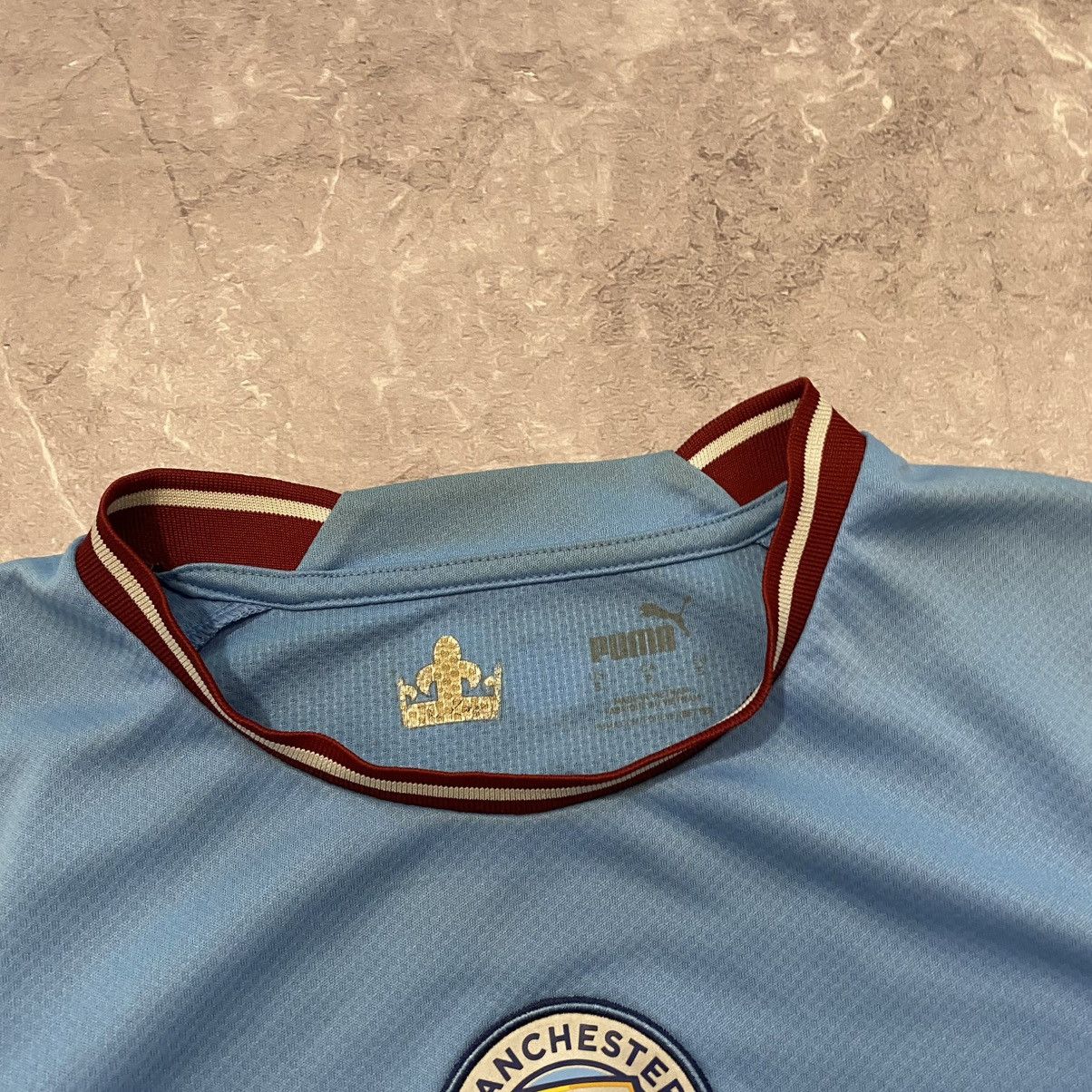 Puma HAALAND ! PUMA MANCHESTER CITY TEE SOCCER JERSEY Size US S / EU 44-46 / 1 - 5 Thumbnail