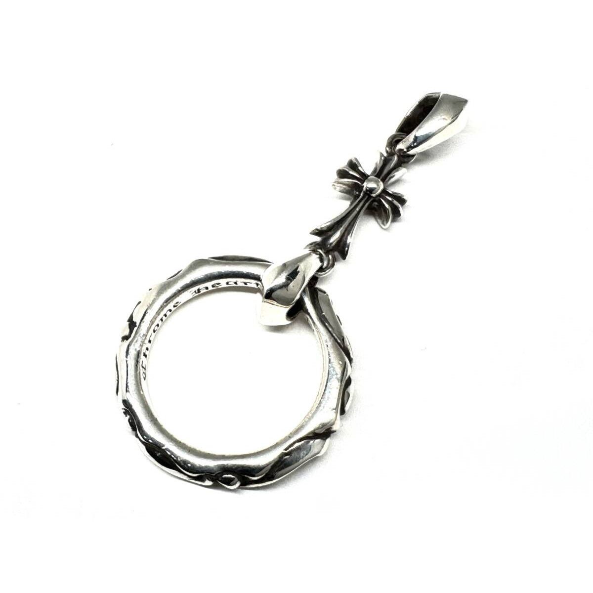 Chrome Hearts Chrome Hearts Silver Invoice Eyewear Loop Band Size ONE SIZE - 1 Thumbnail