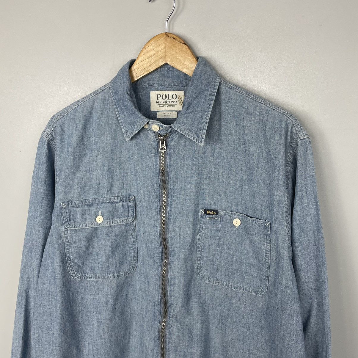 Denim & Supply Ralph Lauren × Vintage Vintage Polo Ralph Lauren Denim&Supply shirt Classic fit Size US L / EU 52-54 / 3 - 3 Thumbnail