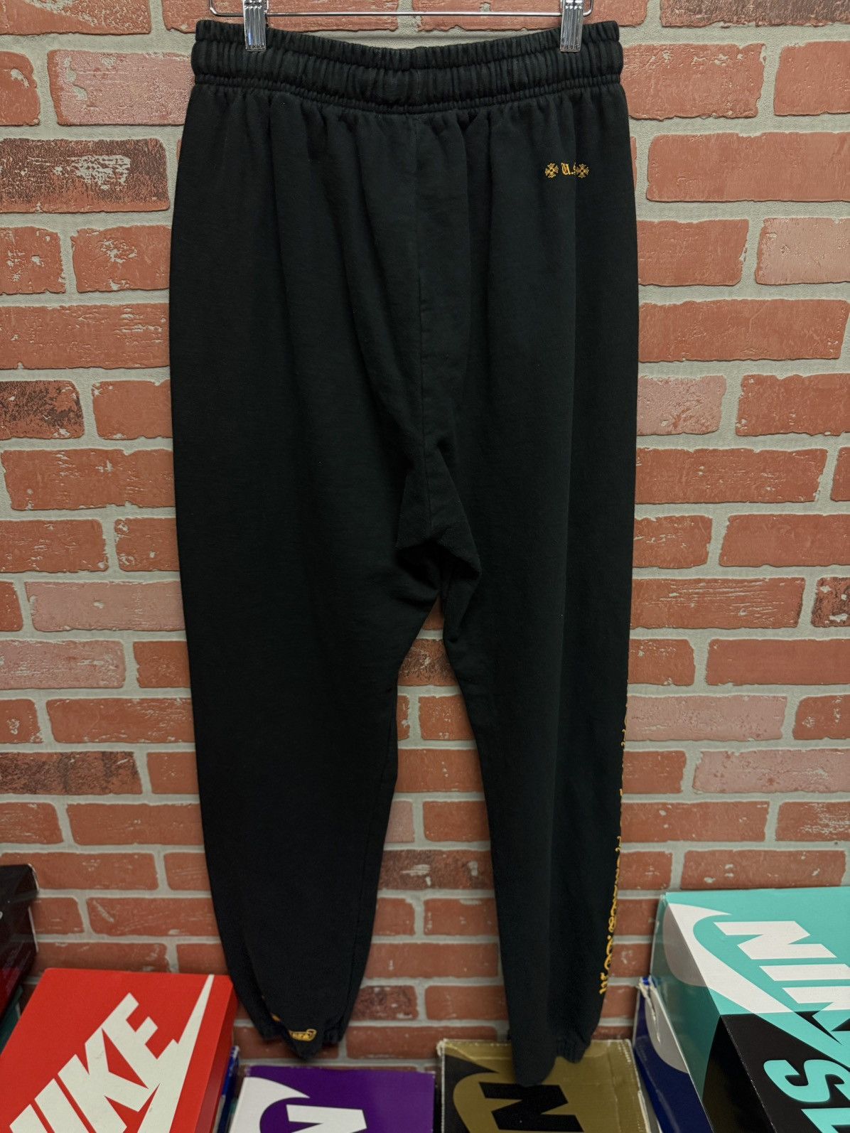 Chrome Hearts Chrome Hearts Website Exclusive Sweatpants Size L Black Size US 33 - 11 Thumbnail