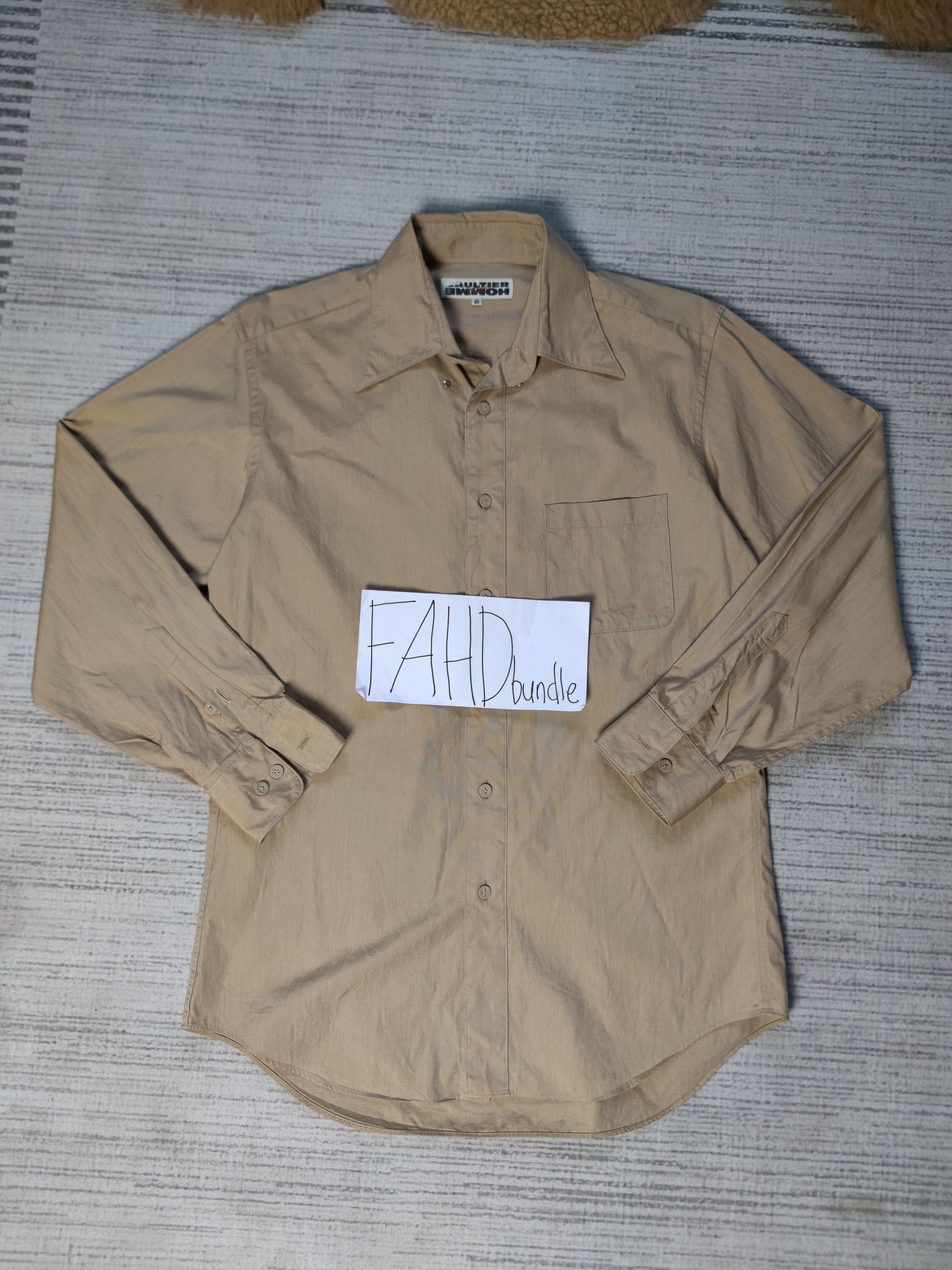 Gaultier Homme Objet Vintage Gaultier Homme Objet Shirt Size 46 Made in Japan Size US M / EU 48-50 / 2 - 5 Thumbnail