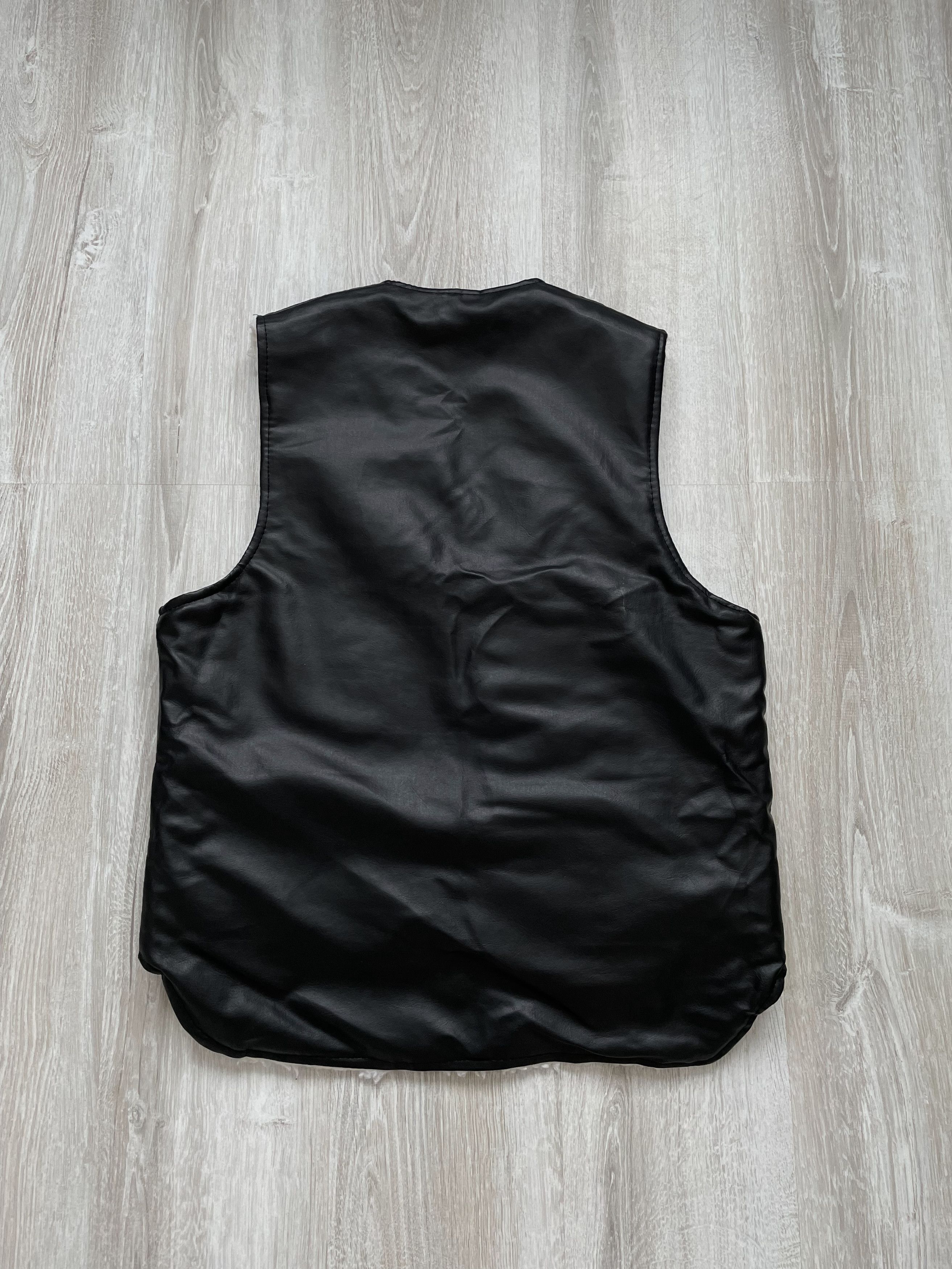If Six Was Nine Vintage Ecco Leather Vest Retro Style Size US M / EU 48-50 / 2 - 4 Thumbnail
