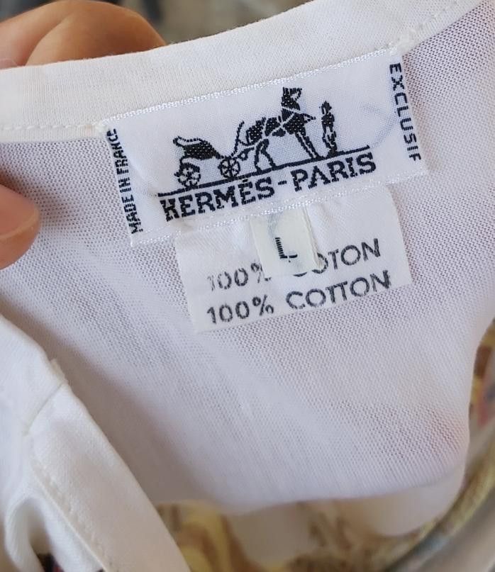 Hermes Rare vintage Hermes Paris fraternite republique francaise Size US L / EU 52-54 / 3 - 3 Thumbnail