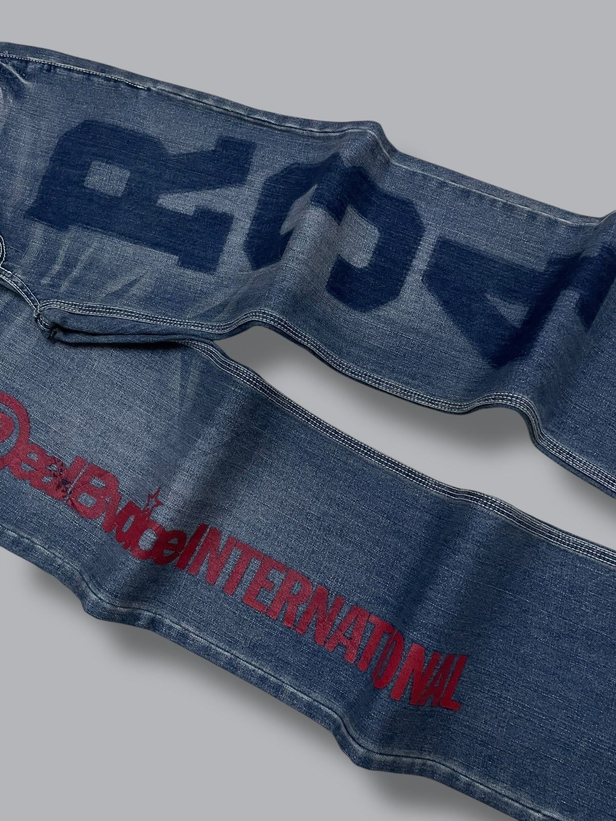 Japanese Brand Vintage 1990s Designer Iconic Real Bvoice Daicock R34 Denim Size US 30 / EU 46 - 3 Thumbnail