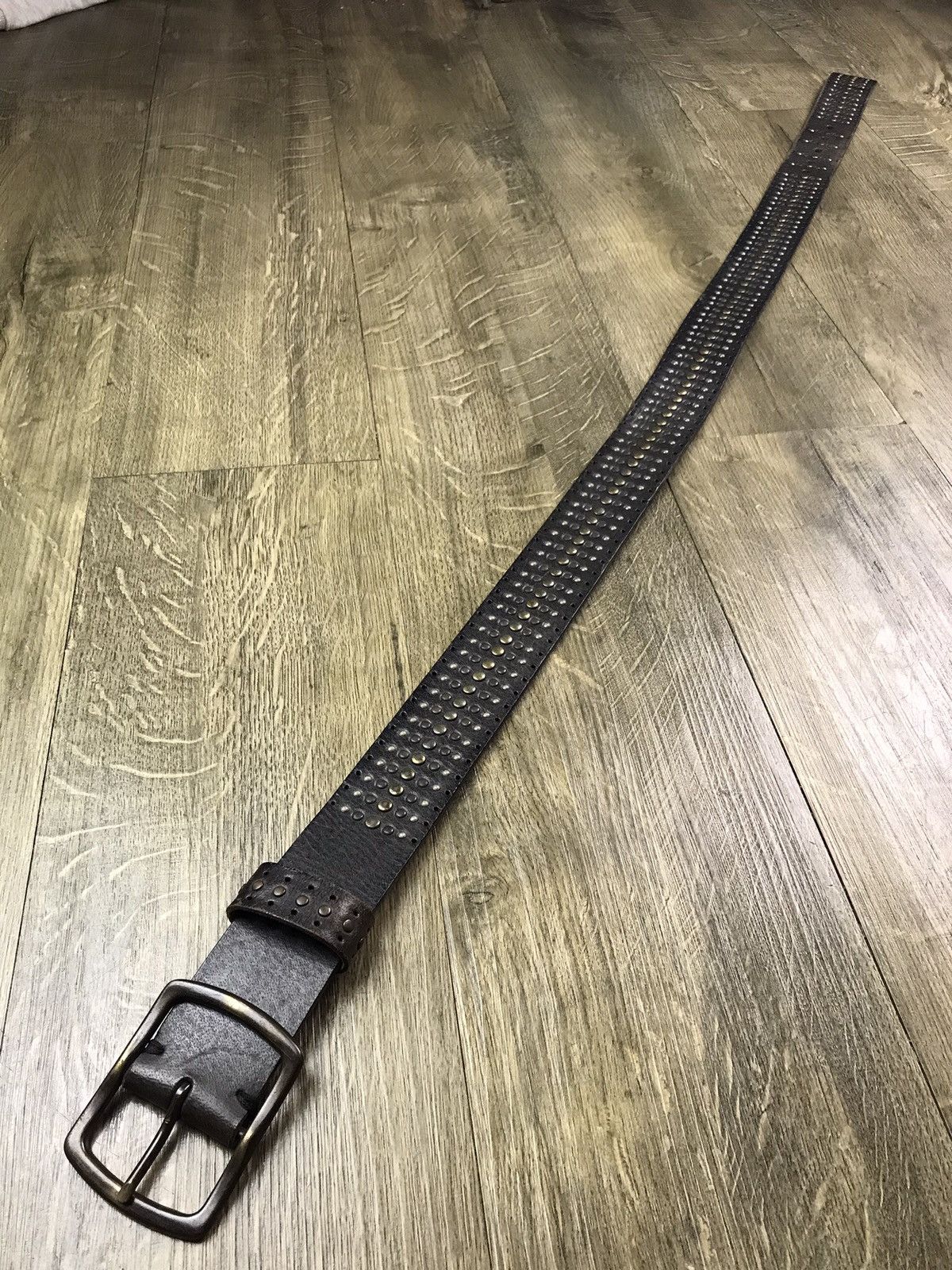Japanese Brand × Leather STUDDED LEATHER WAIST BELT STEAMPUNK Size ONE SIZE - 8 Thumbnail