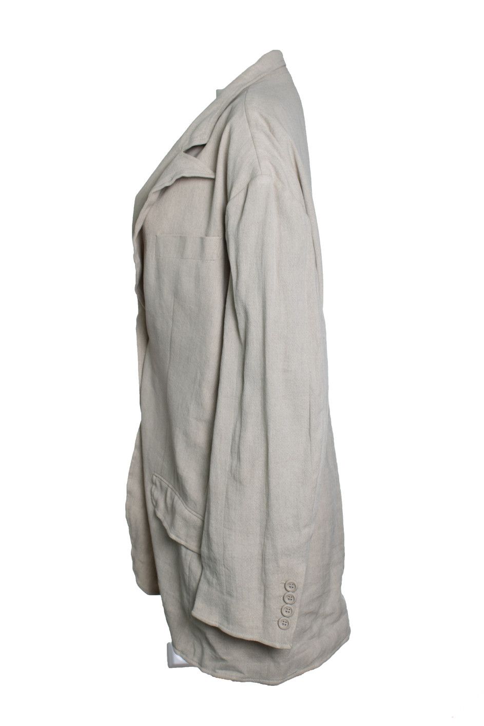 Acne Studios Acne studios, Beige linen blazer Size S / US 4 / IT 40 - 4 Thumbnail
