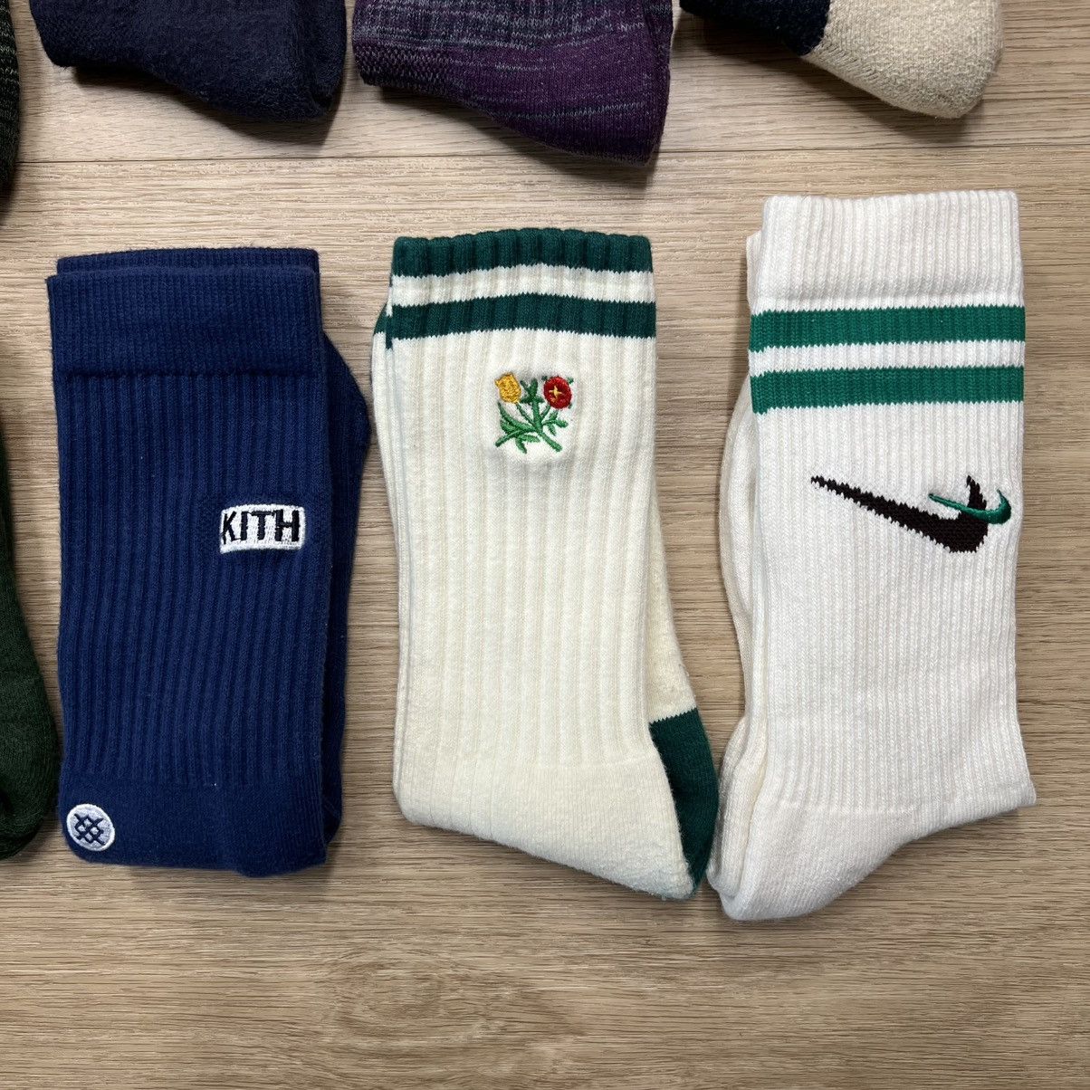 HIDDEN 12 Pairs Of Socks - Hidden NY, Nike, Kith, Aime Leon Dore Size ONE SIZE - 5 Thumbnail