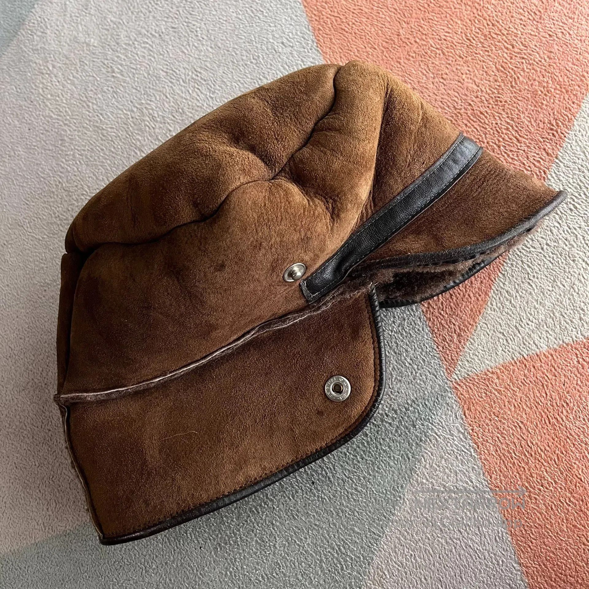 Vintage Vintage Sheepskin Fur Hat. Size ONE SIZE - 7 Thumbnail