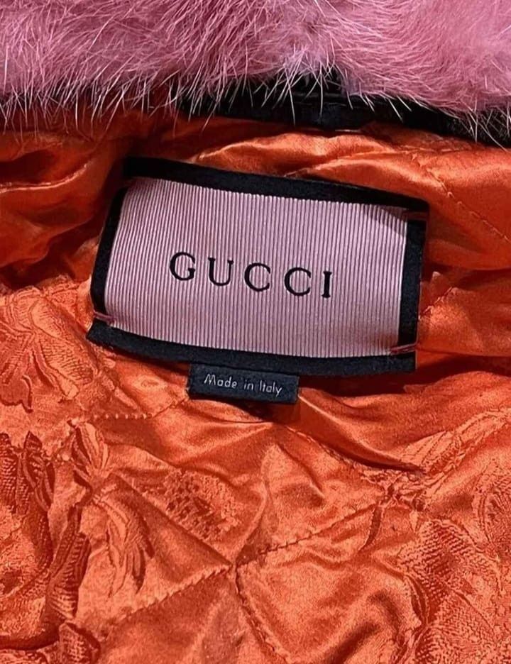 Gucci Gucci ghost bomber Pink mink jacket Size M / US 6-8 / IT 42-44 - 7 Thumbnail