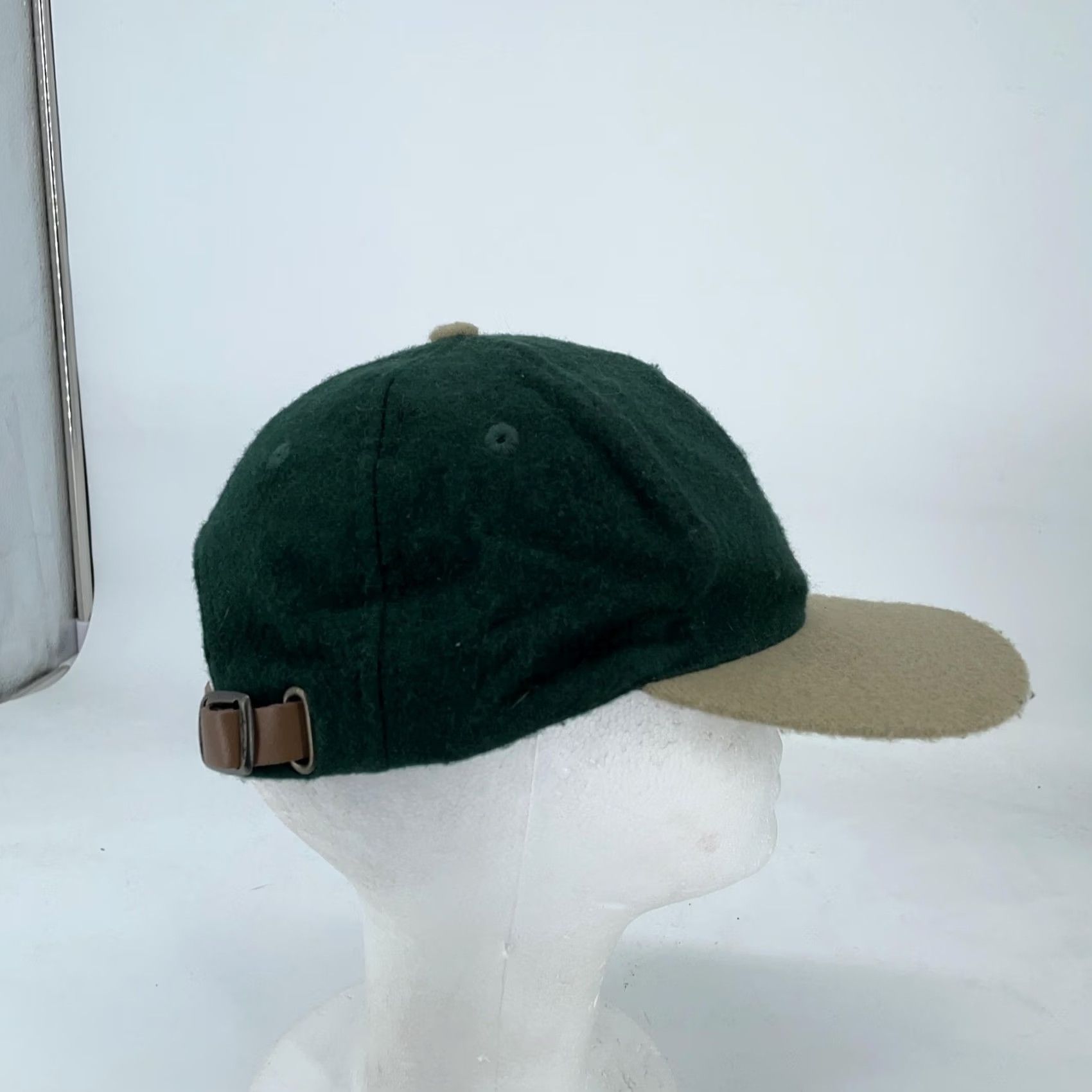 Disney VINTAGE Disney Tigger Wool Blend Hat Cap Strap Back Green Winnie the Pooh 90s Mens One Size Cap Size ONE SIZE - 5 Thumbnail