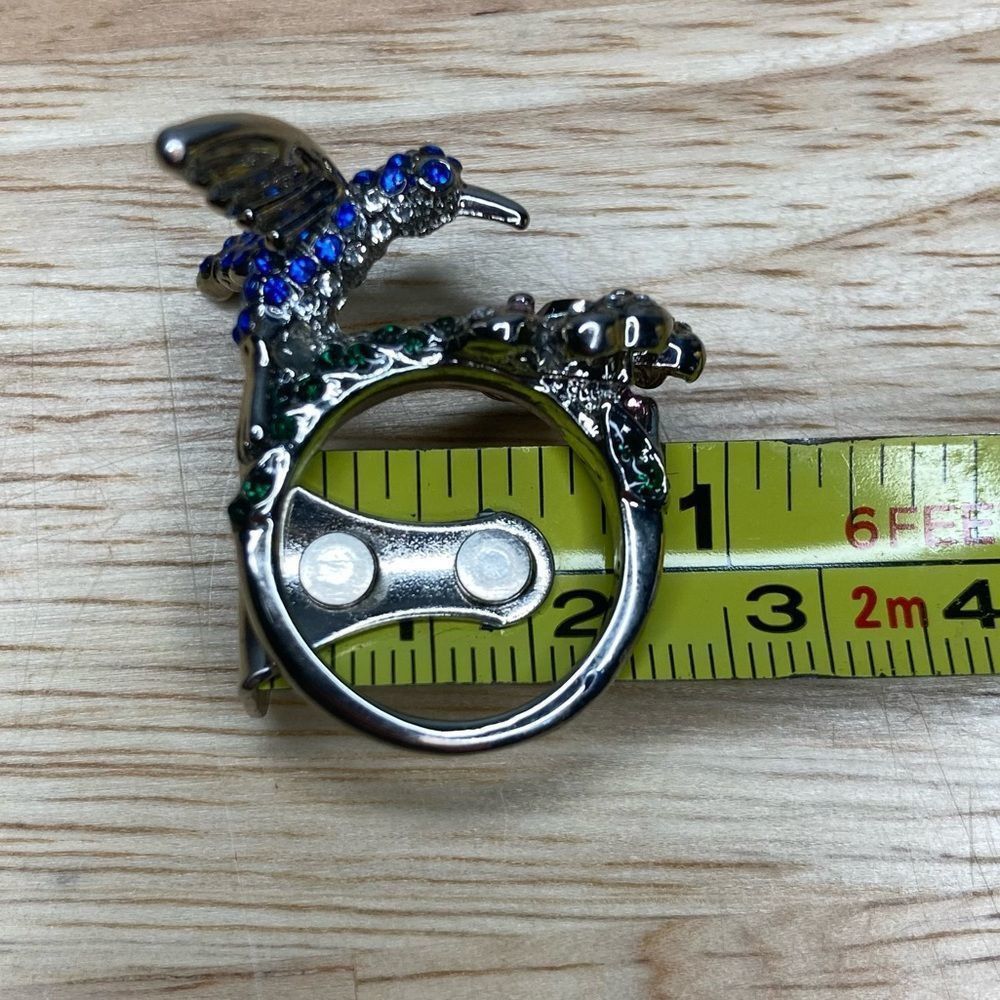 Other Silver Hummingbird Ring, Stamped .925, 4-D Ring, Women's Sta Size ONE SIZE - 6 Thumbnail