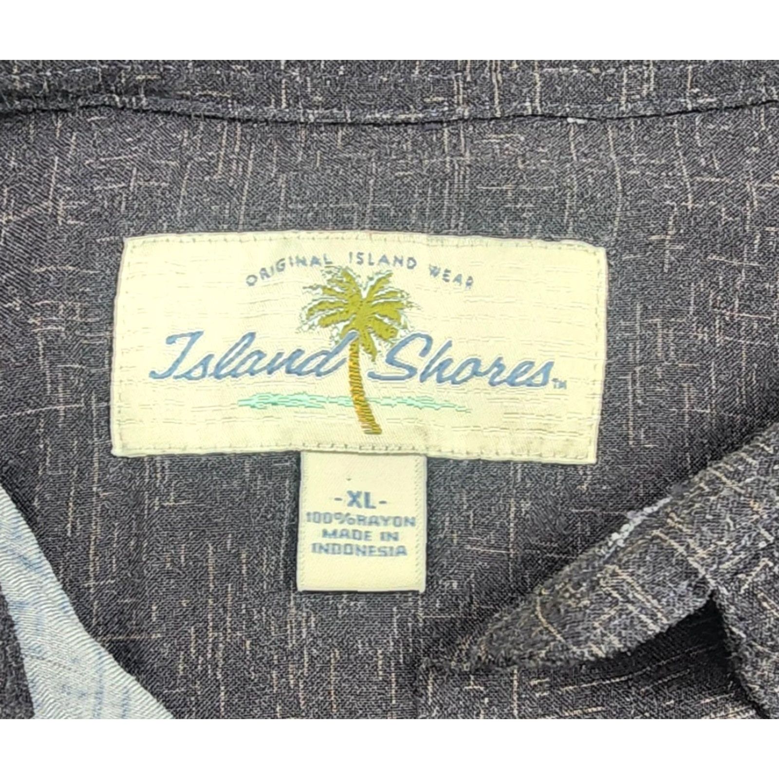 Vintage Island Shores Shirt Mens XL Rayon Floral Embroidered Button Up Hawaiian Camp Size US XL / EU 56 / 4 - 4 Thumbnail