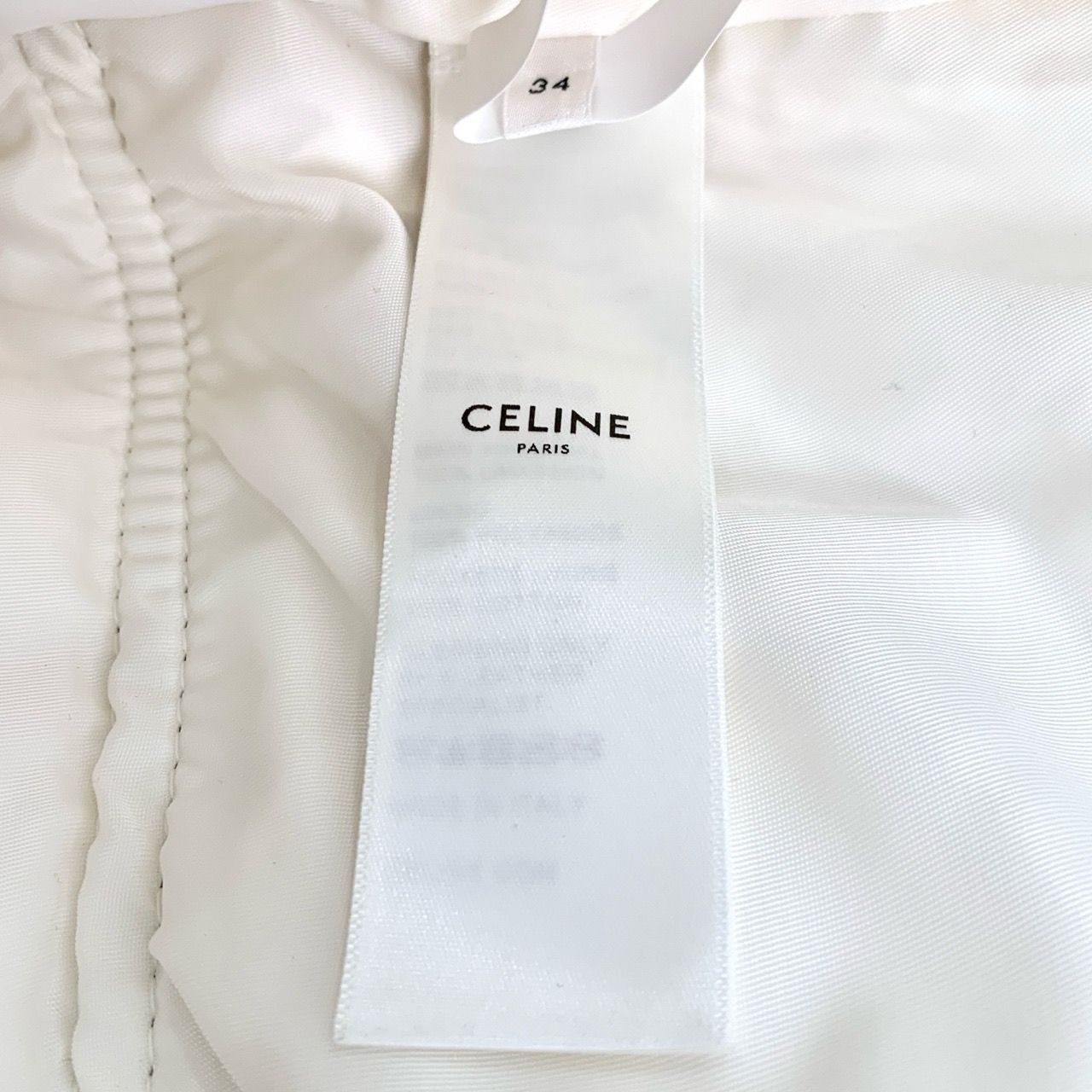 Celine Celine White Lambskin Hooded Quilted Down Jacket (Size 34 XX Size XXS / US 00 / IT 34 - 5 Thumbnail