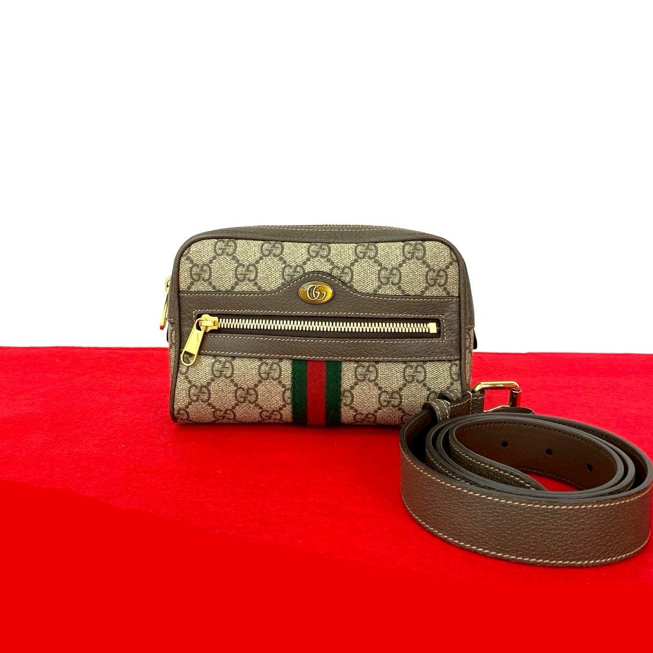 Gucci Gucci Gucci Ophidia GG Supreme 2way Waist Bag Leather Belt Bag DUTY FREE for USA Size ONE SIZE - 1 Thumbnail