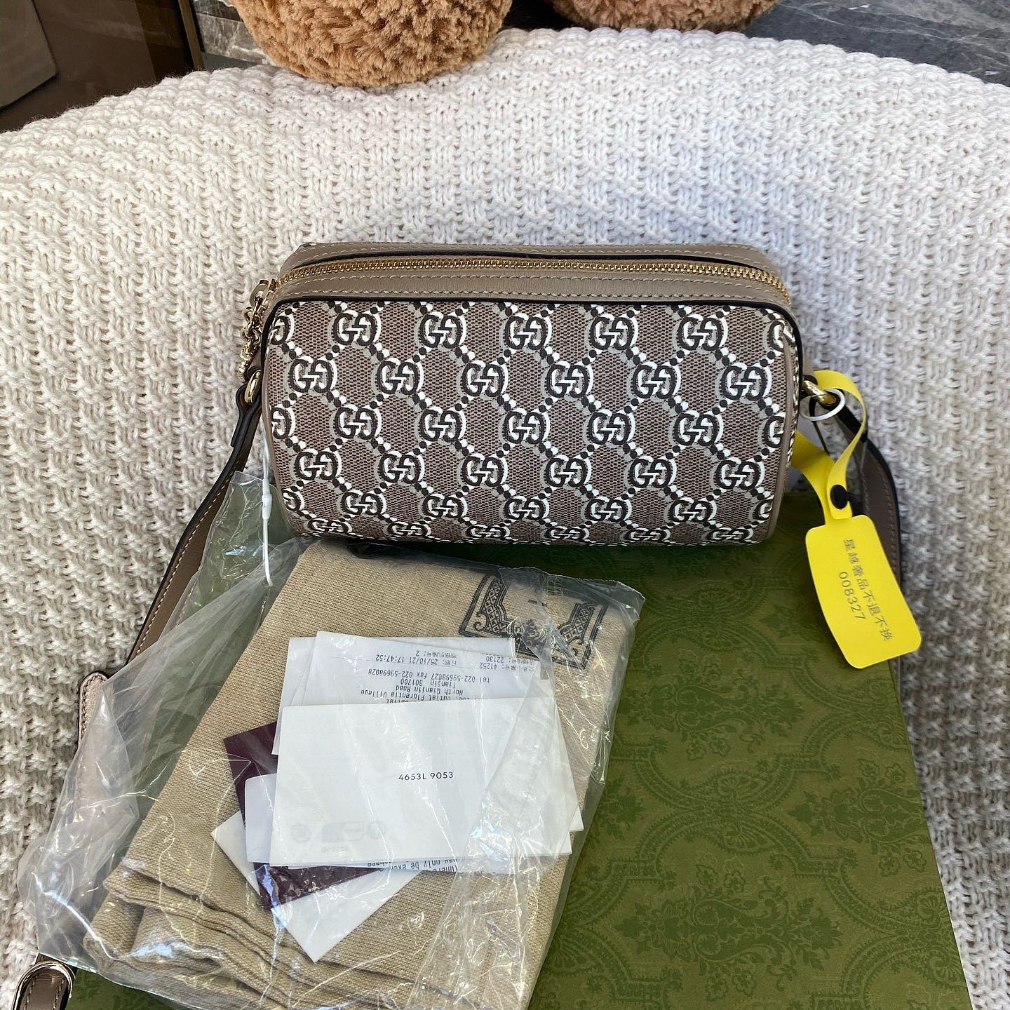 Gucci Gucci Mini GG Monogram Cylinder Bag Size ONE SIZE - 1 Thumbnail