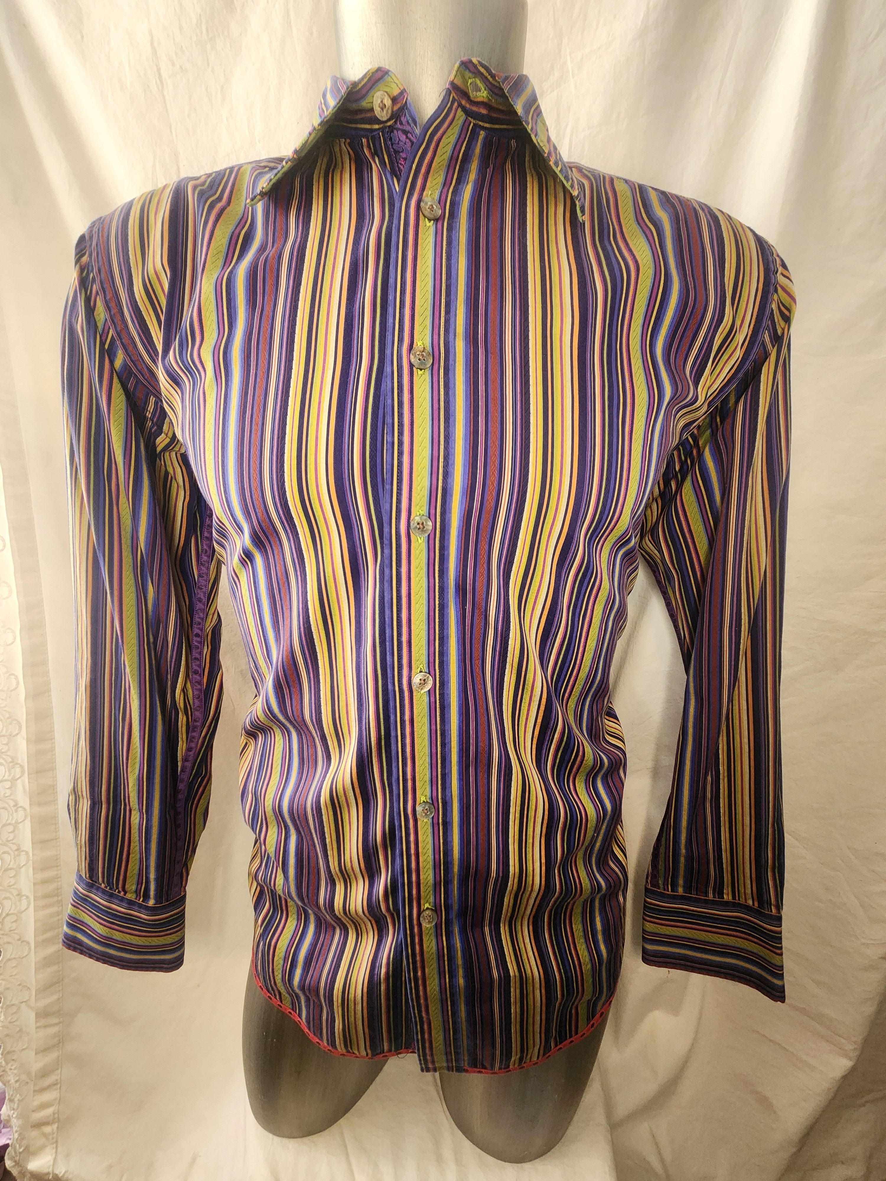 Robert Graham MULTI COLORS STRIPES Size US M / EU 48-50 / 2 - 3 Thumbnail
