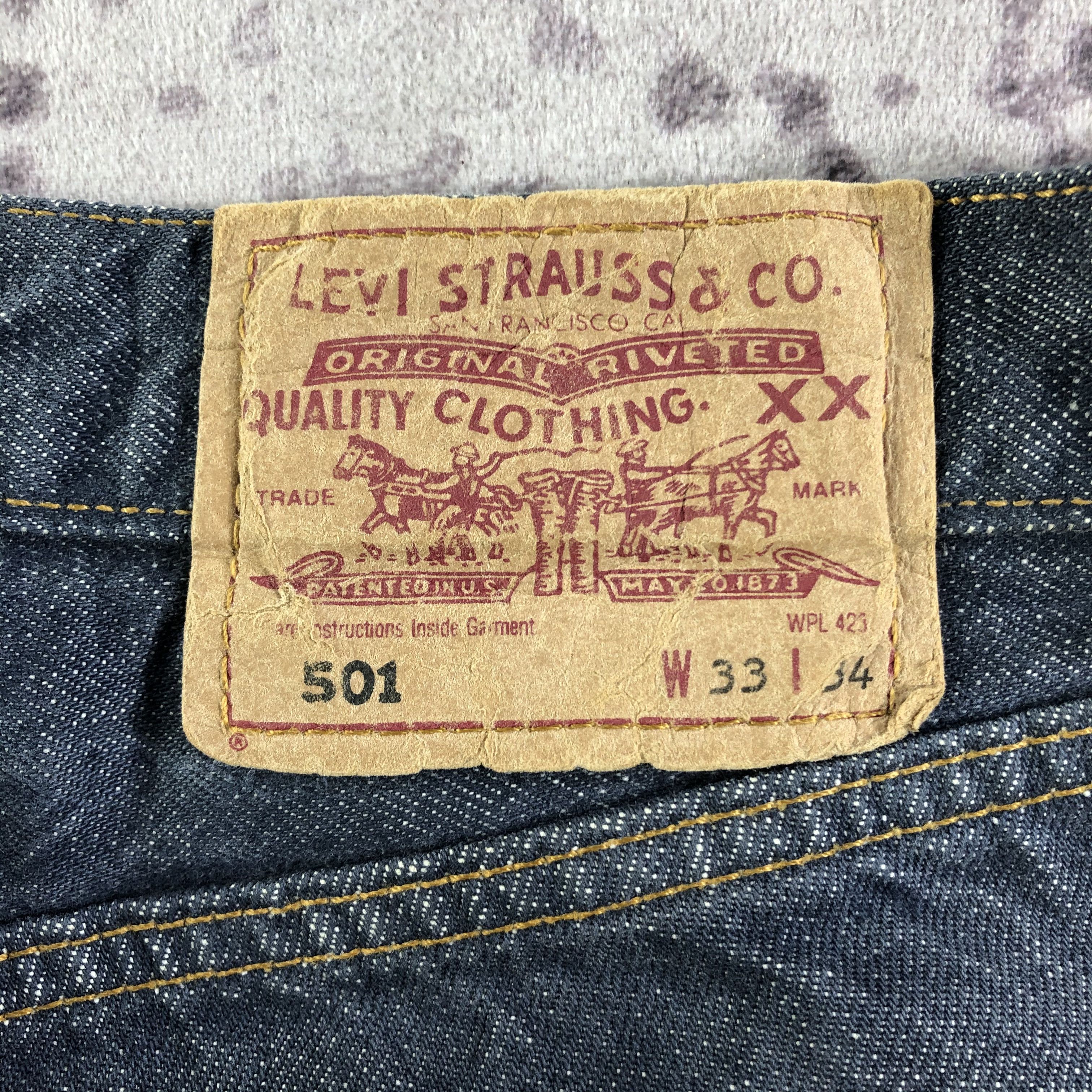 Levi's Vintage 90s Levis 501 Jeans-JM3214 Size US 32 / EU 48 - 6 Thumbnail