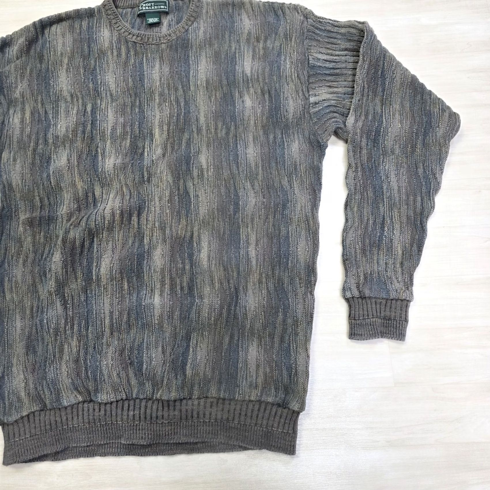 Croft & Barrow VINTAGE Croft & Barrow Sweater Brown Blue Size Large Tall Mens Size US L / EU 52-54 / 3 - 7 Thumbnail