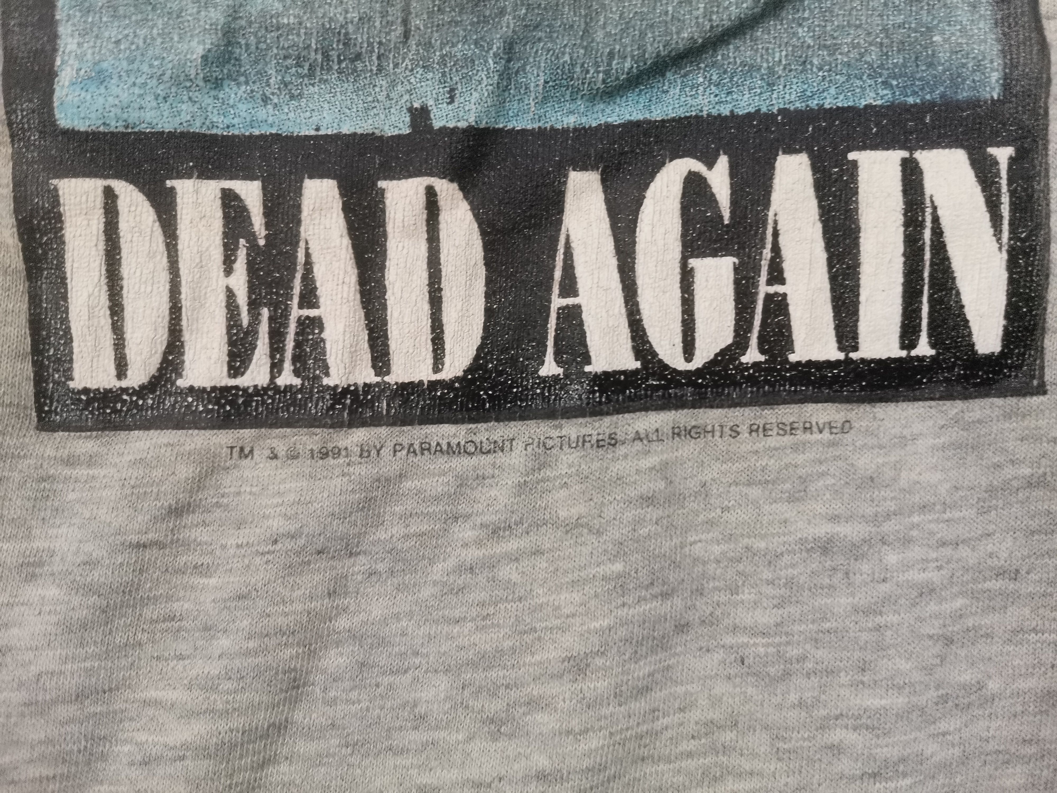 Vintage Rare vintage Dead Again movie long sleeve shirt Size US L / EU 52-54 / 3 - 4 Thumbnail