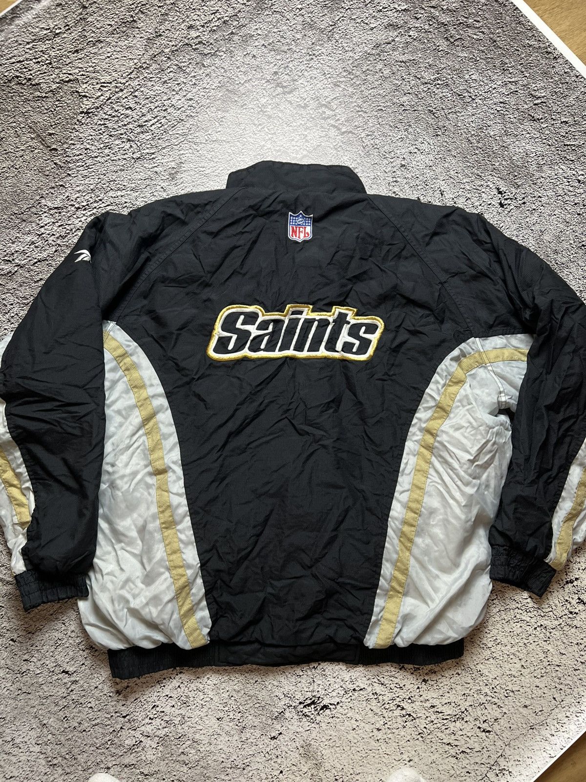 Reebok VTG 90’s New Orlean Saints NFL reebok bomber jacket Size US XL / EU 56 / 4 - 2 Thumbnail