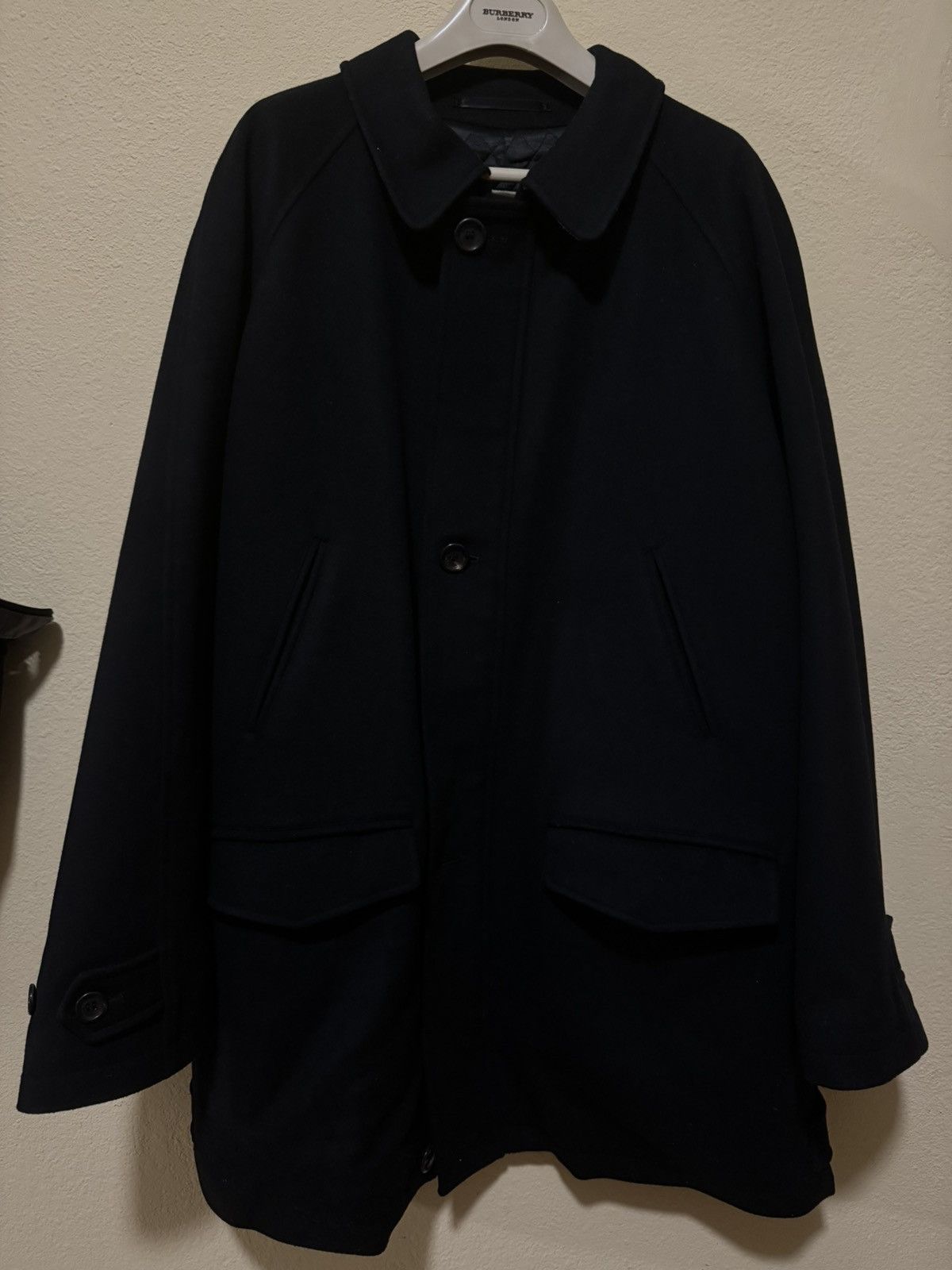 image of Burberry Vintage Coat Black, Men's (Size Large)