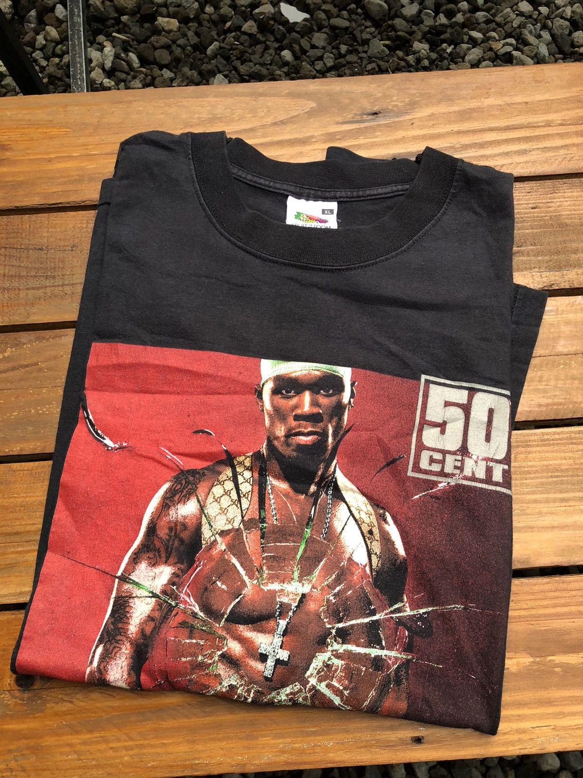 Vintage Vintage 50 cent Get Rich or Die Tryin’ Europe Tour 2003 Size US XL / EU 56 / 4 - 6 Thumbnail