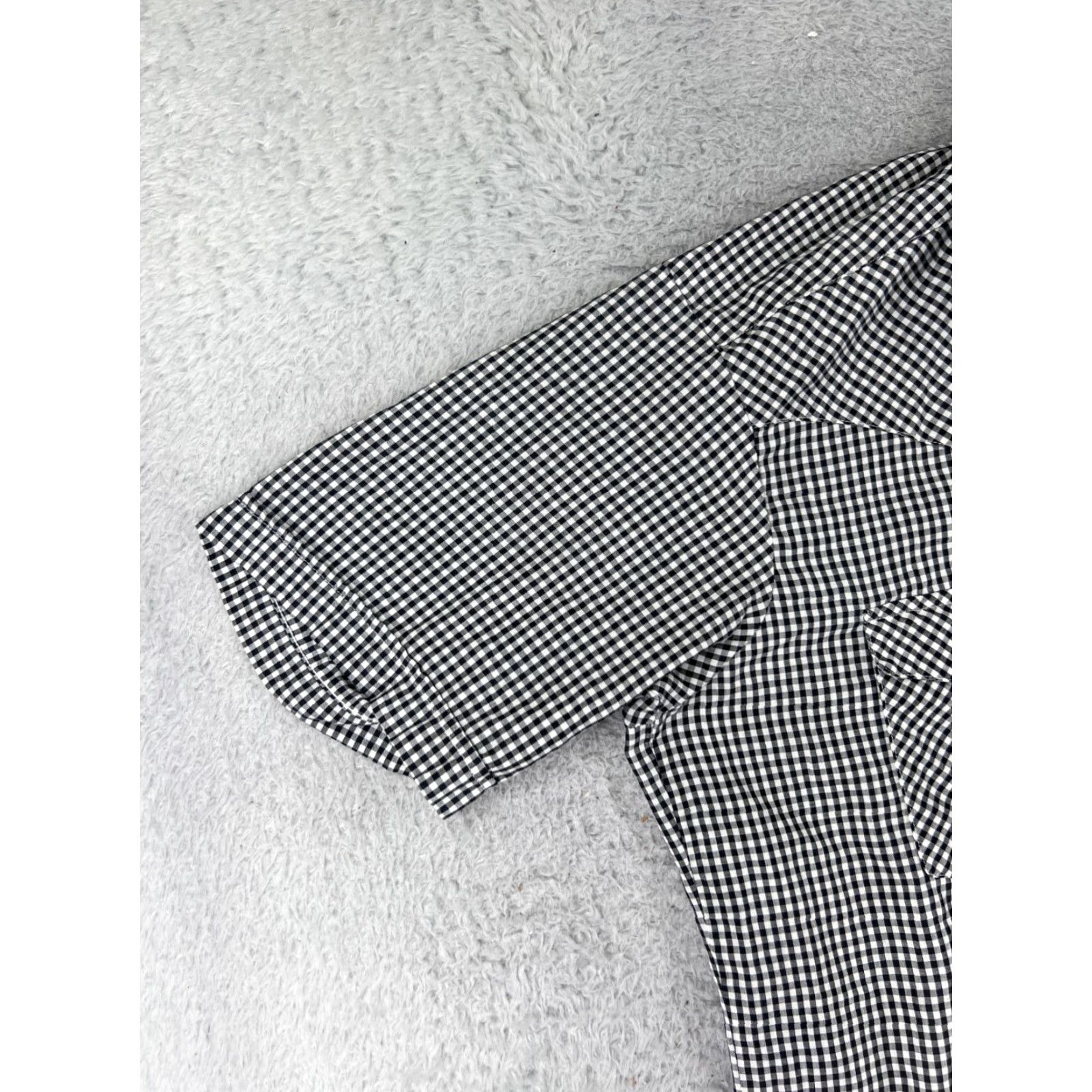 Vintage Panhandle Slim Shirt Men 16.5 Black Plaid Pearl Snap Western Pockets Size US XL / EU 56 / 4 - 5 Thumbnail