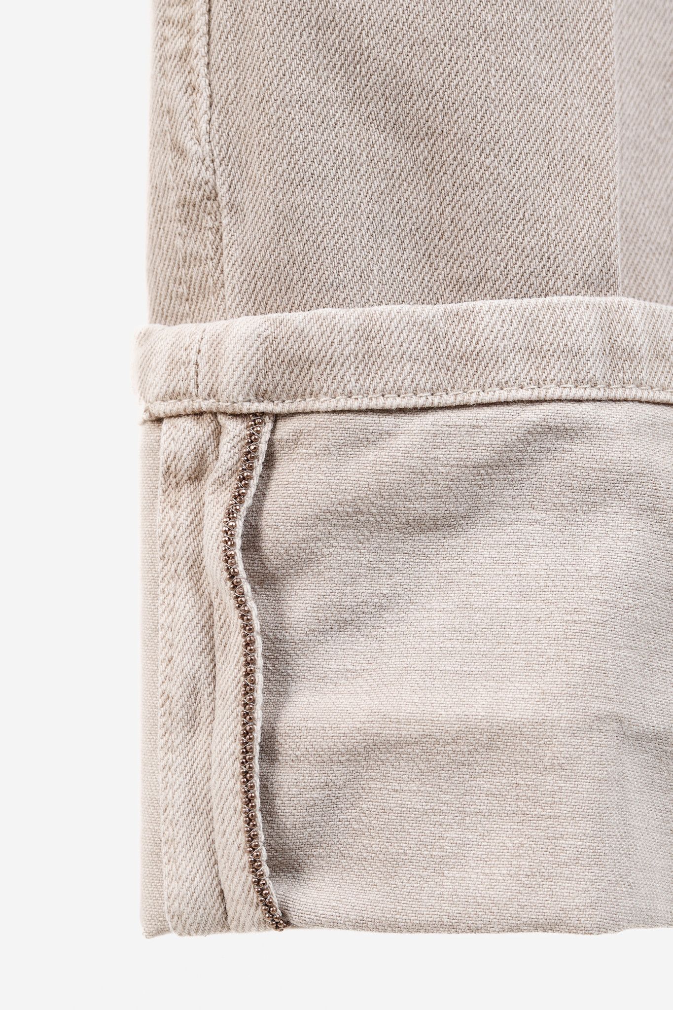 Brunello Cucinelli Brunello Cucinelli AW23 Monili-Bead Straight Leg Jeans Size 28" / US 6 / IT 42 - 7 Thumbnail