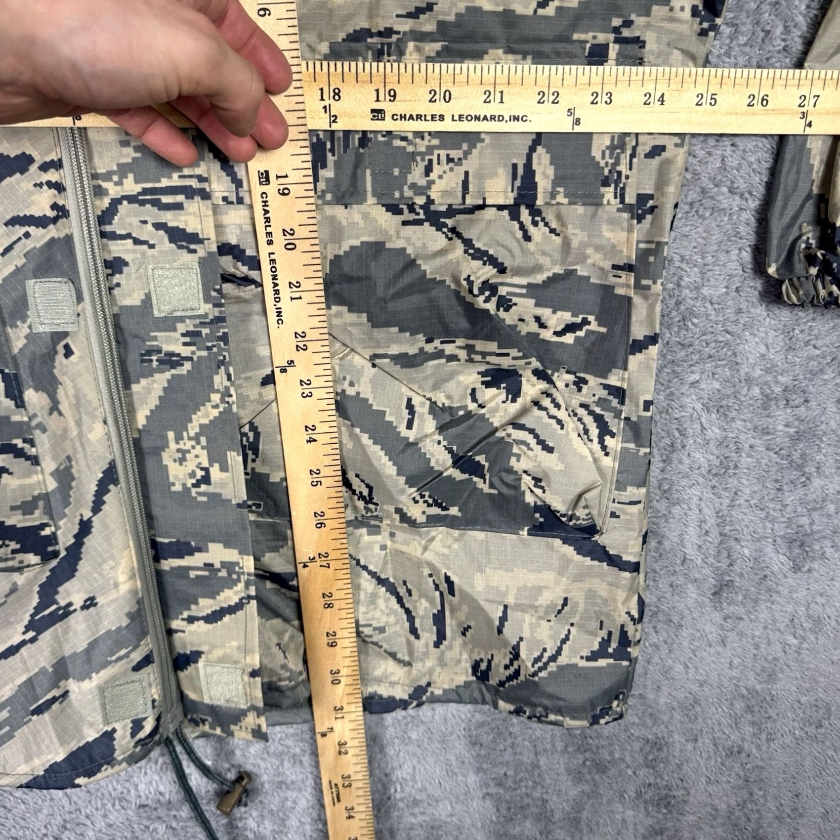 Vintage Digital Camo Jacket Cargo Pants Men Medium Full Zip Nylon PVC Coated Water Proof - Military Size US 31 - 7 Thumbnail